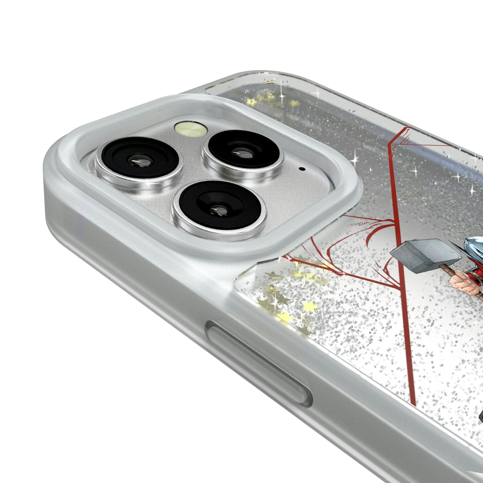 Marvel Avengers Thor MechLine iPhone Glitter Phone Case for Apple iPhone - Detail#Device_iPhone 16 Pro