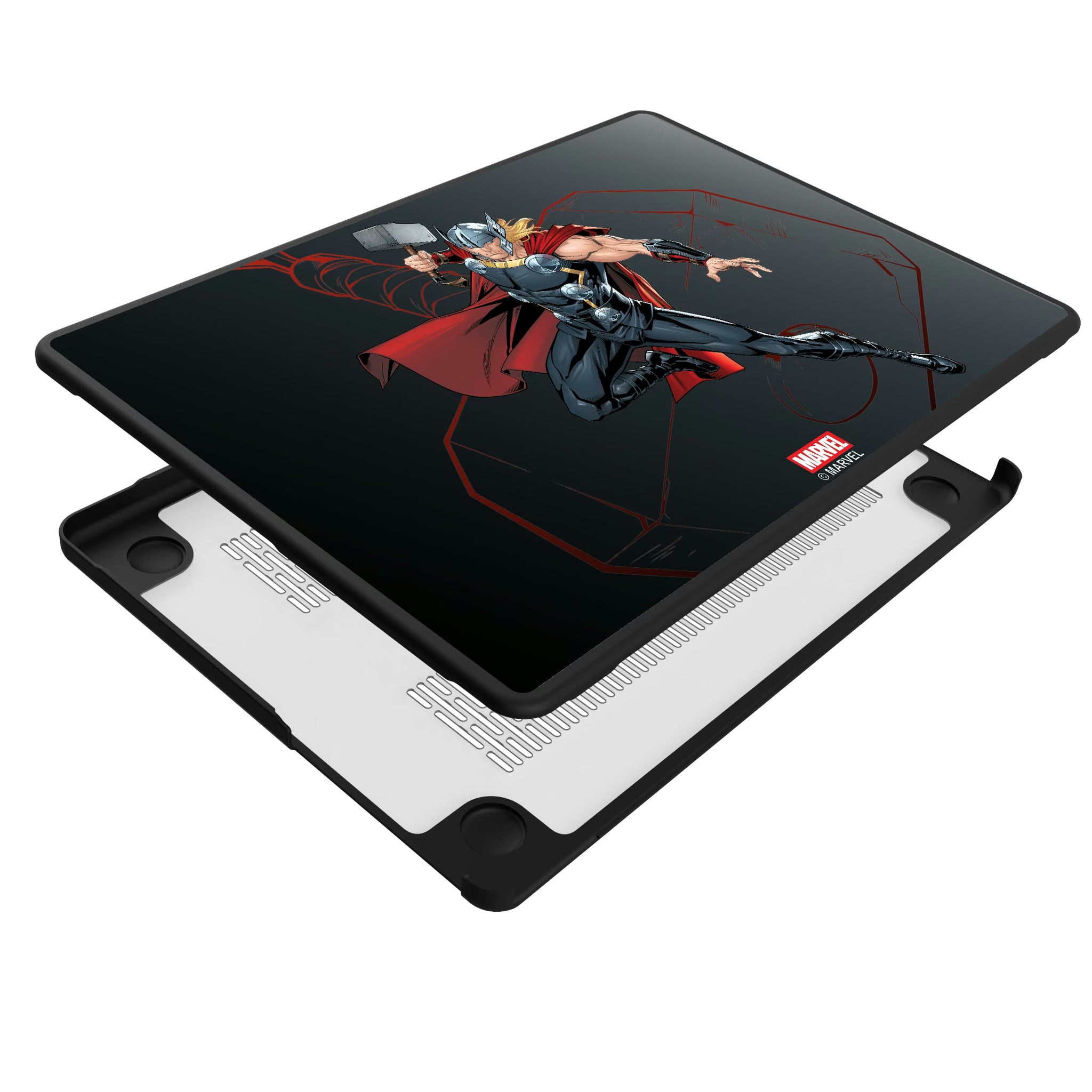 Marvel Avengers Thor MechLine MacBook Laptop Case for Apple MacBook - Isometric View#Device_MacBook Pro (14-inch, 2021) / MacBook Pro (14-inch, 2023) / MacBook Pro (14-inch, 2024)