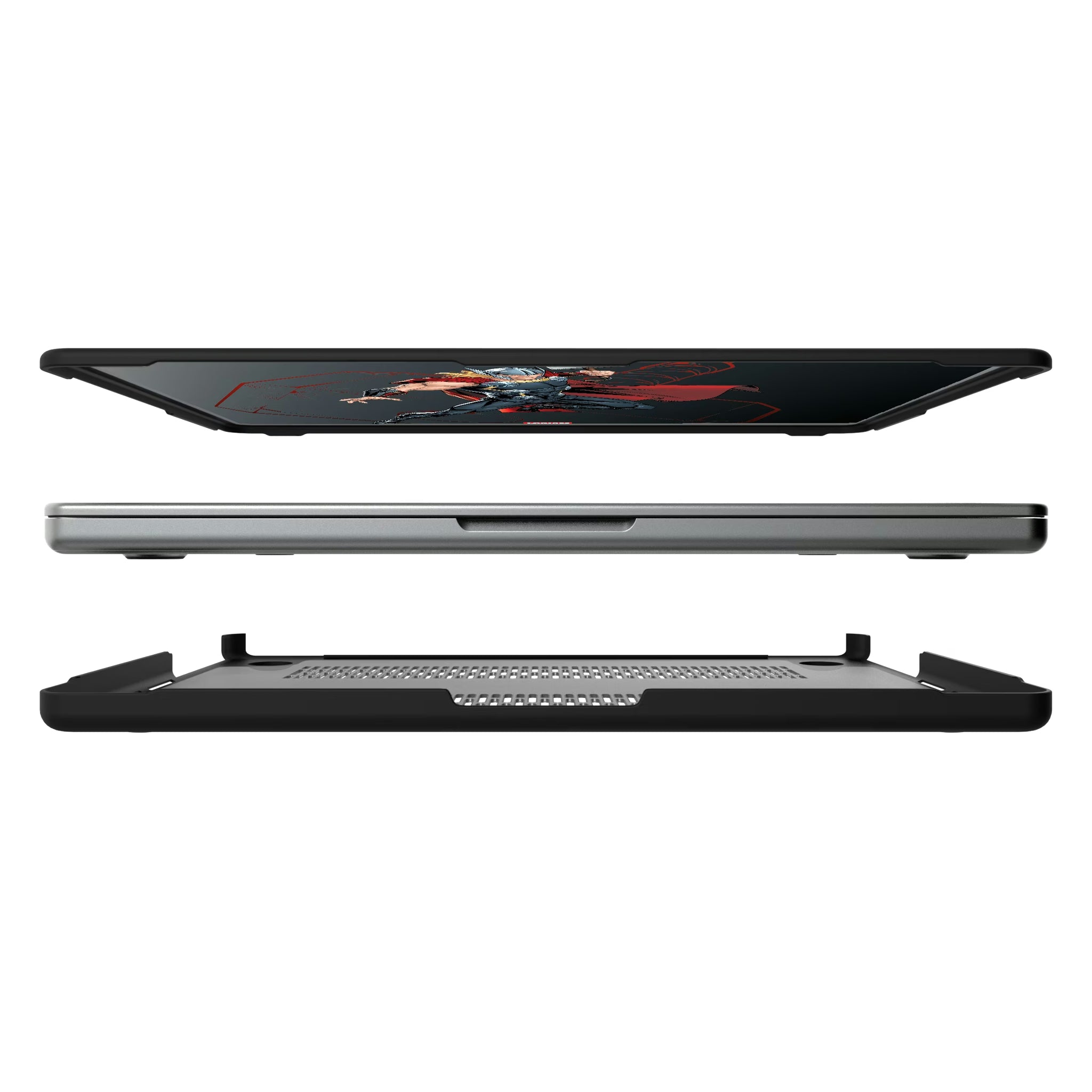 Marvel Avengers Thor MechLine MacBook Laptop Case for Apple MacBook#Device_MacBook Pro (14-inch, 2021) / MacBook Pro (14-inch, 2023) / MacBook Pro (14-inch, 2024)