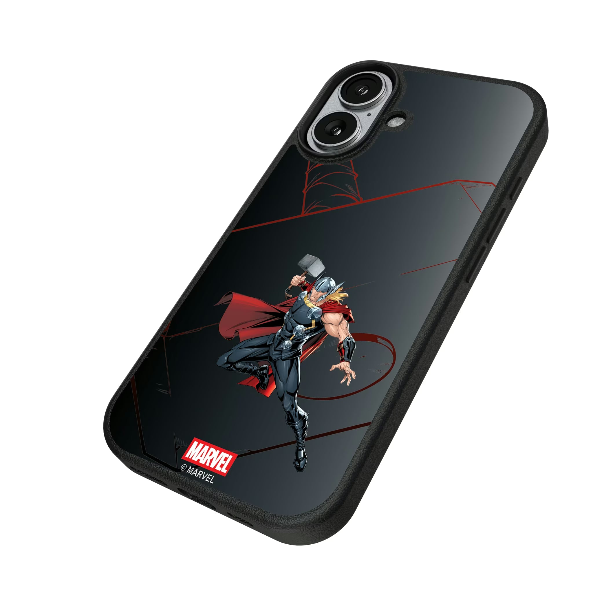 Marvel Avengers Thor MechLine iPhone MagSafe Compatible Phone Case for Apple iPhone - Isometric View#Device_iPhone 17