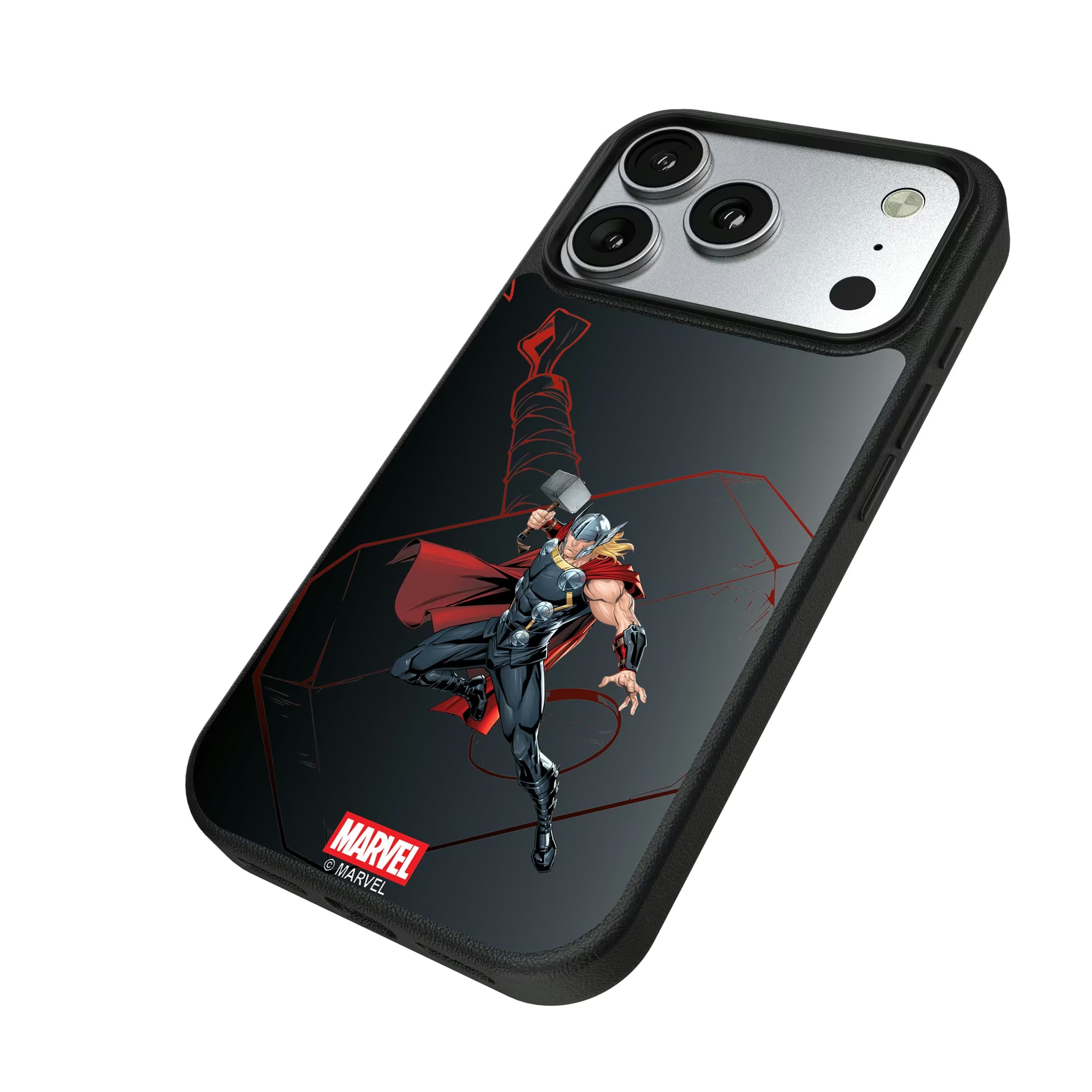 Marvel Avengers Thor MechLine iPhone MagSafe Compatible Phone Case for Apple iPhone - Isometric View#Device_iPhone 17 Pro
