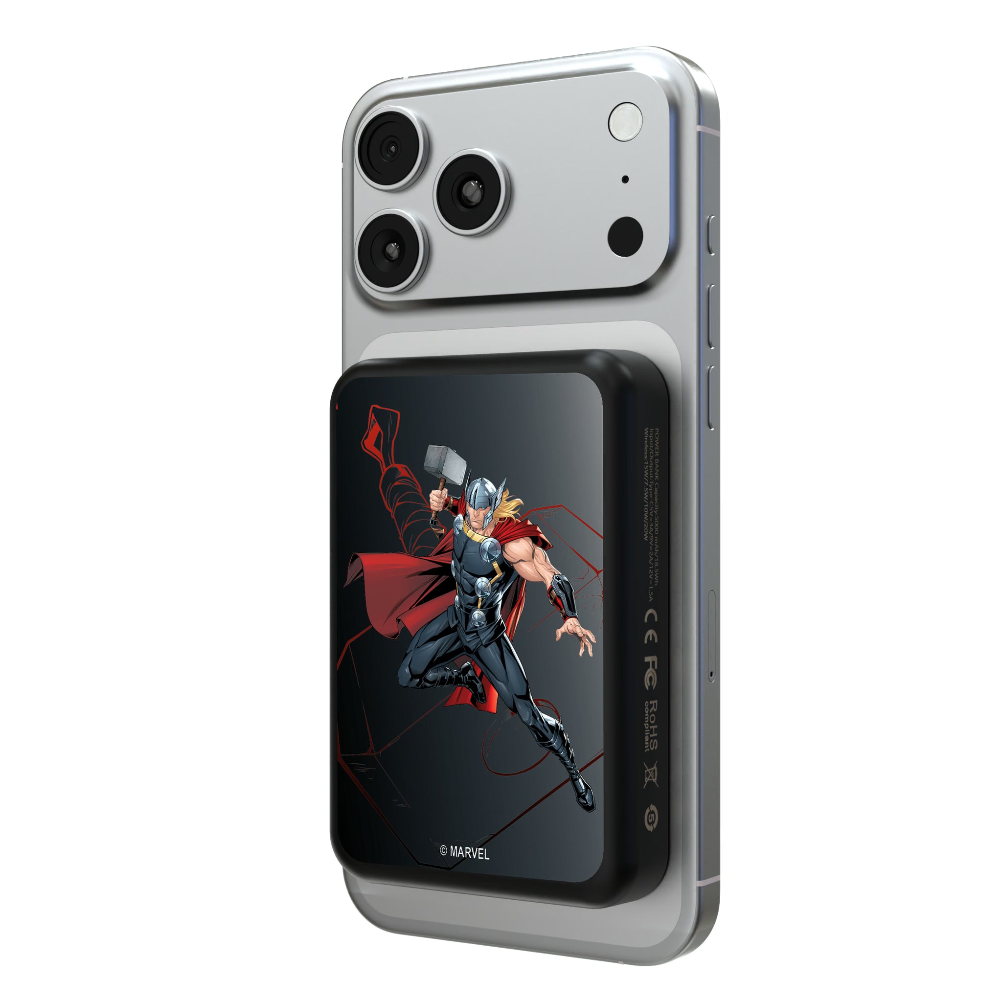 Marvel Avengers Thor MechLine Wireless Mag Power Bank
