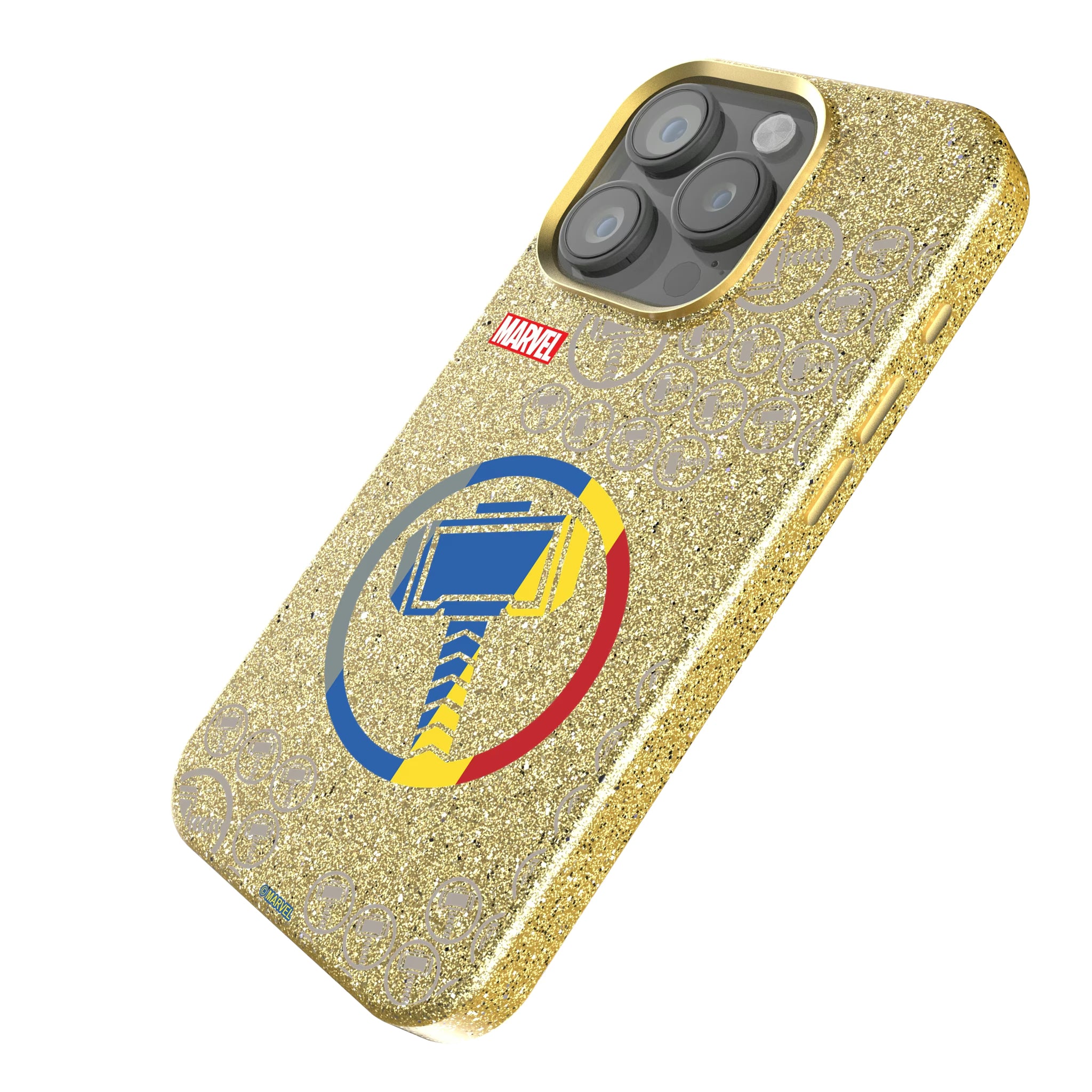 Marvel Avengers Thor Sigil iPhone Bling Phone Case for Apple iPhone - Isometric View