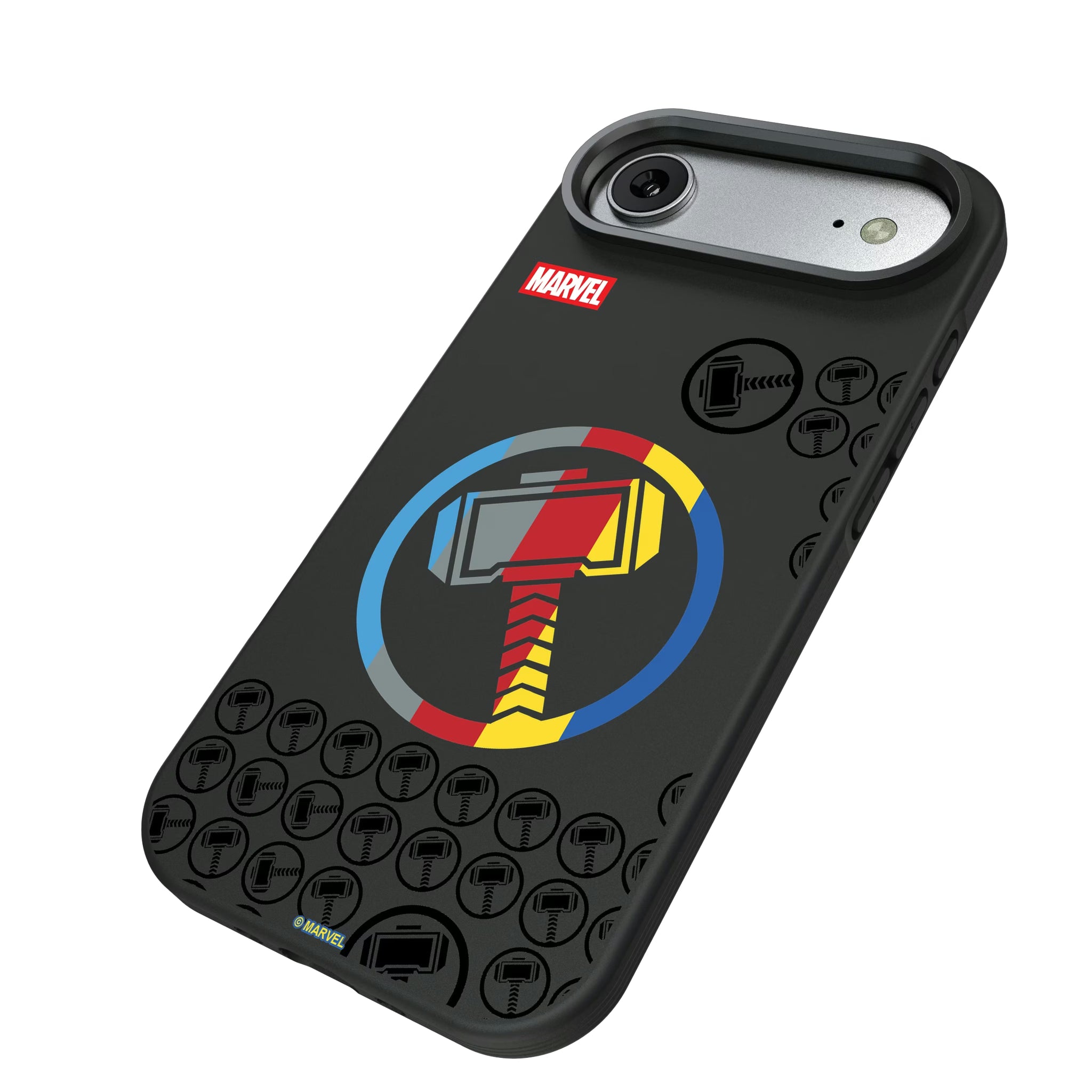 Marvel Avengers Thor Sigil iPhone Bump Phone Case for Apple iPhone - Isometric View#Device_iPhone Air