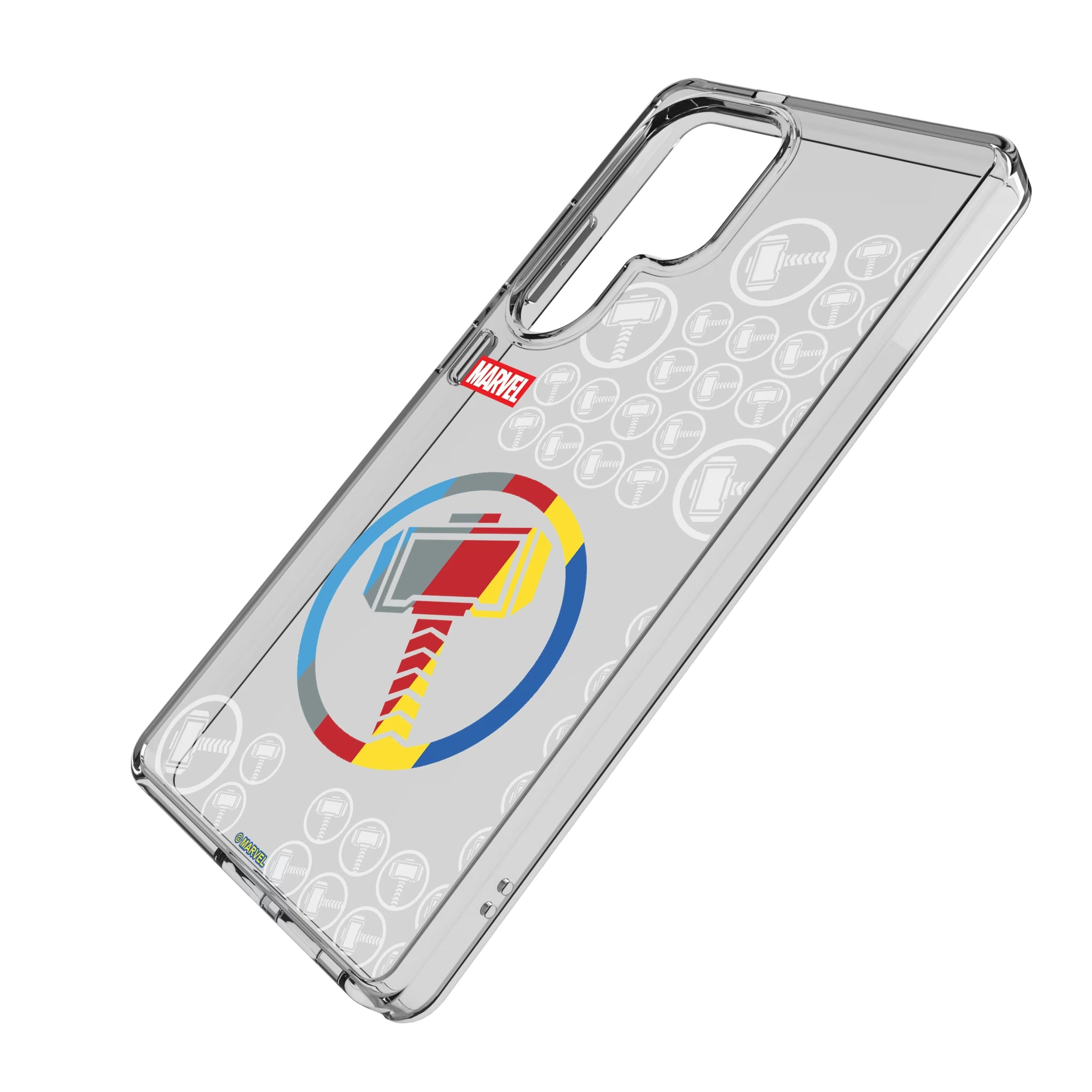 Marvel Avengers Thor Sigil Galaxy Clear Phone Case for Samsung Galaxy - Isometric View