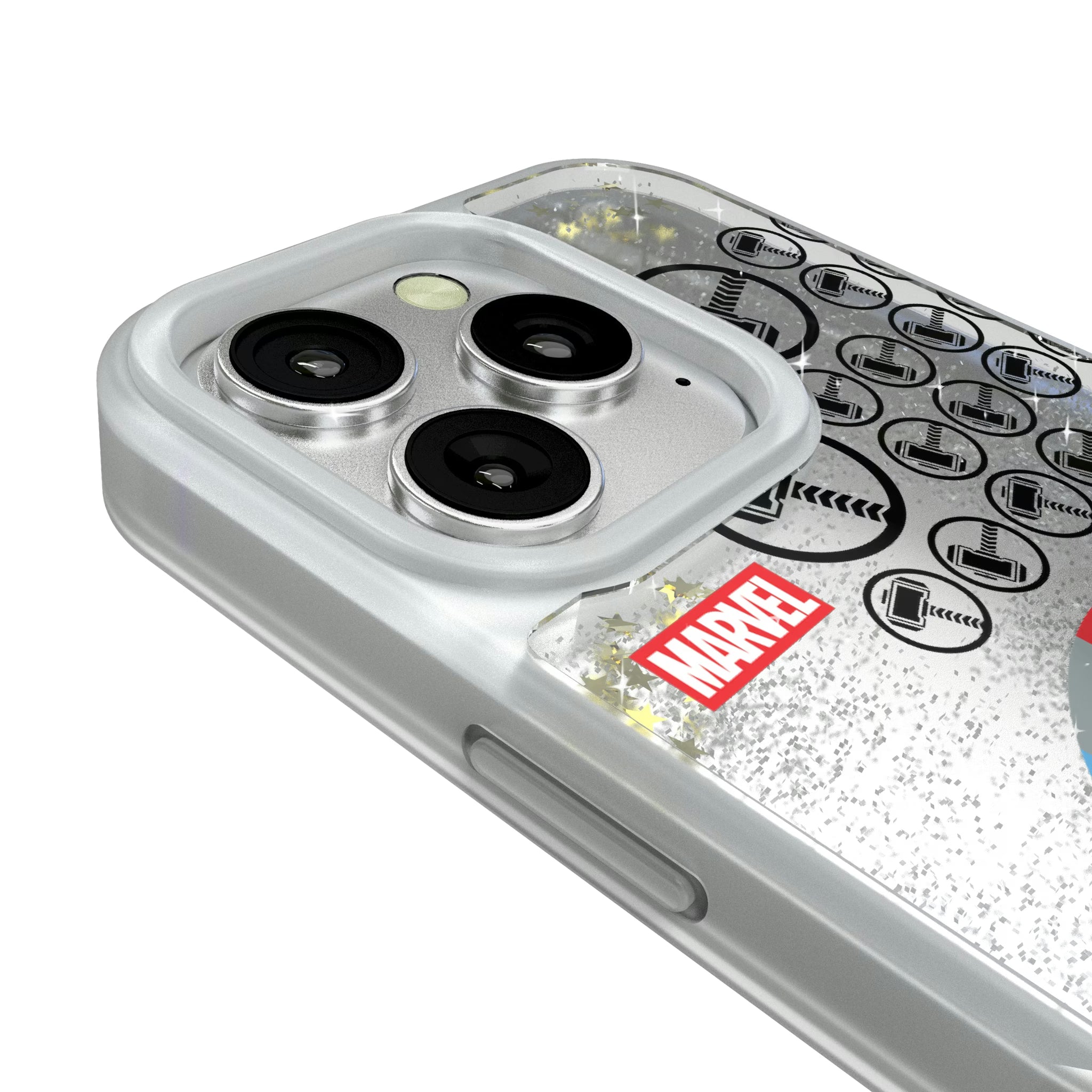 Marvel Avengers Thor Sigil iPhone Glitter Phone Case for Apple iPhone - Detail#Device_iPhone 16 Pro