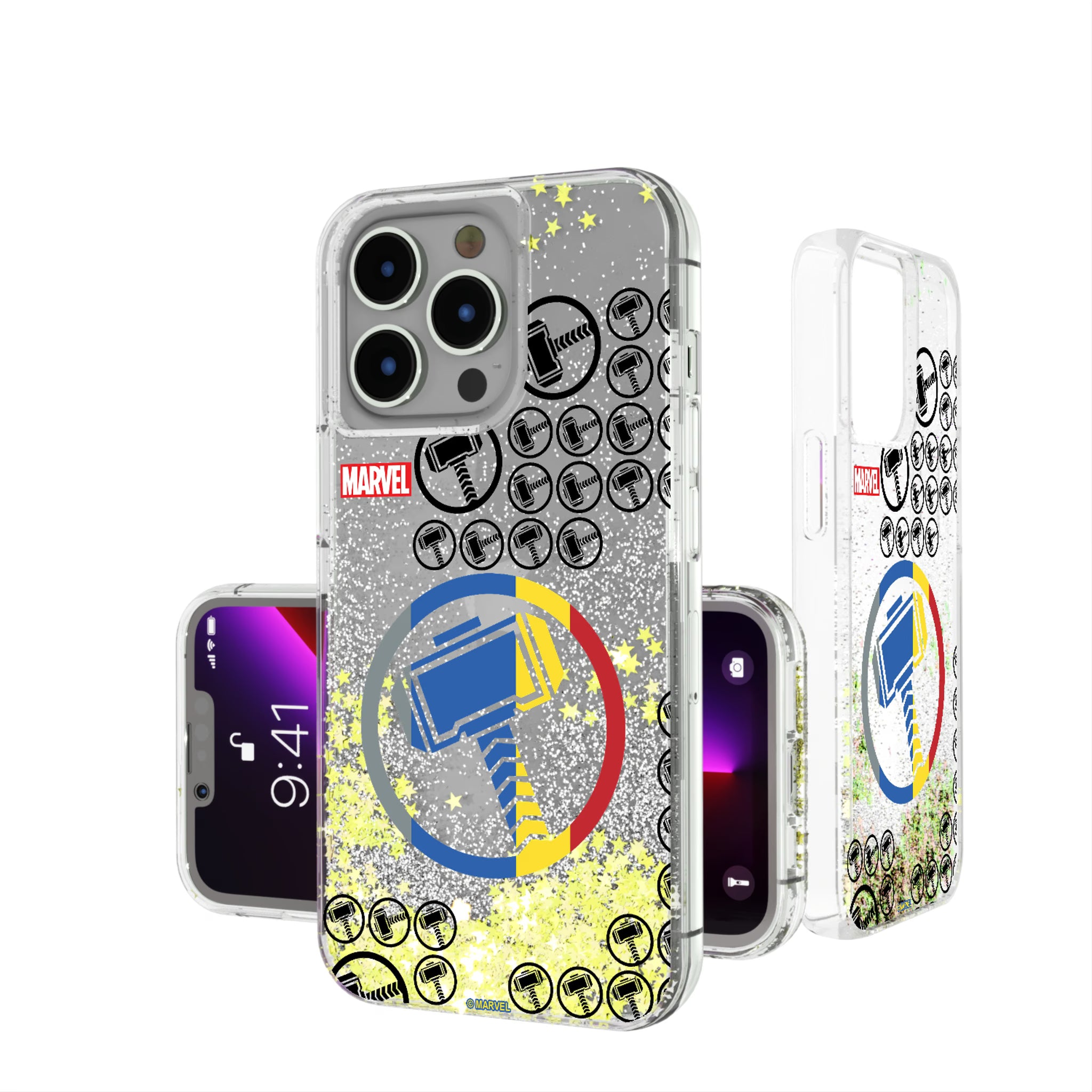 Marvel Avengers Thor Sigil iPhone Glitter Phone Case for Apple iPhone