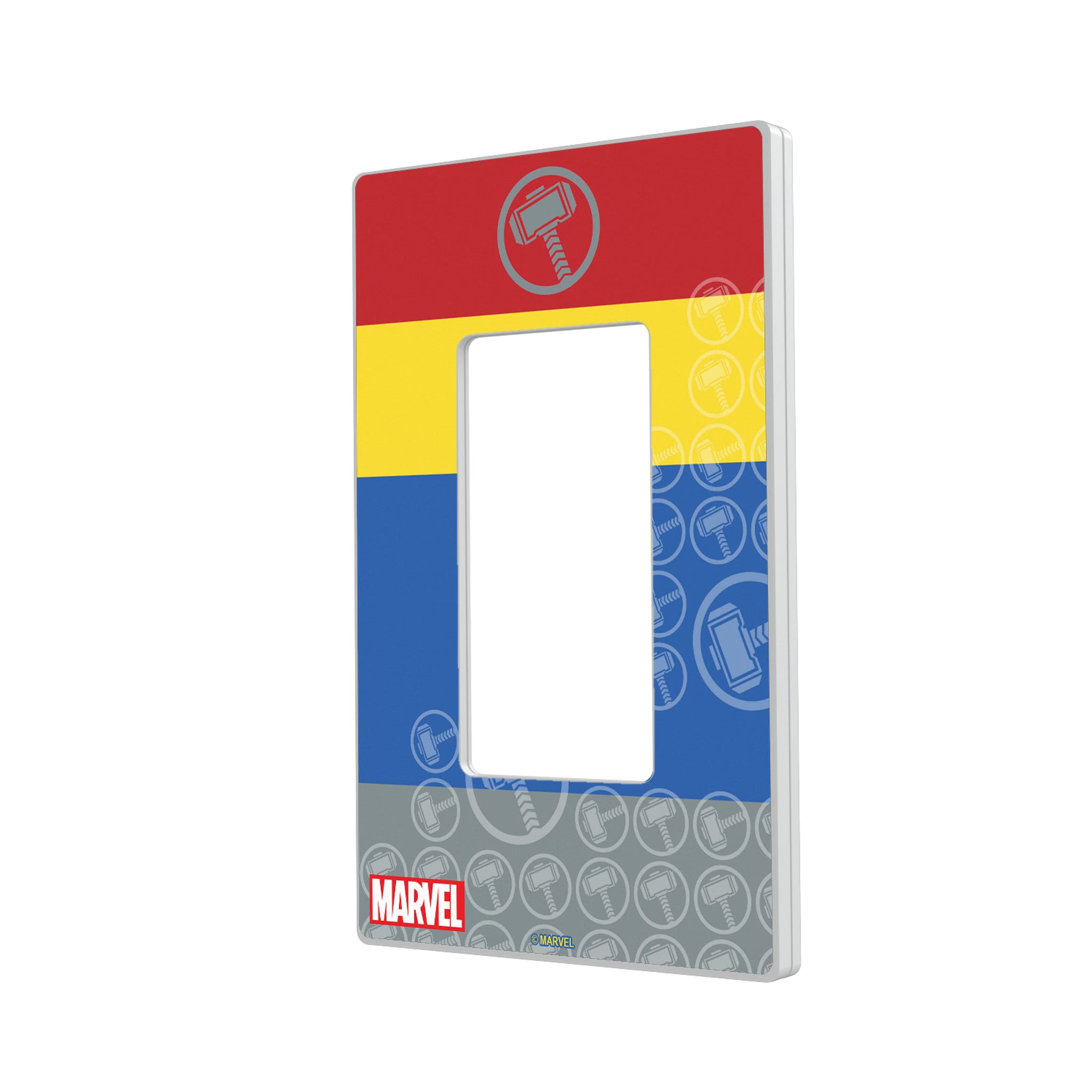 Marvel Avengers Thor Sigil Hidden-Screw Light Switch Plate#Style_Single Rocker