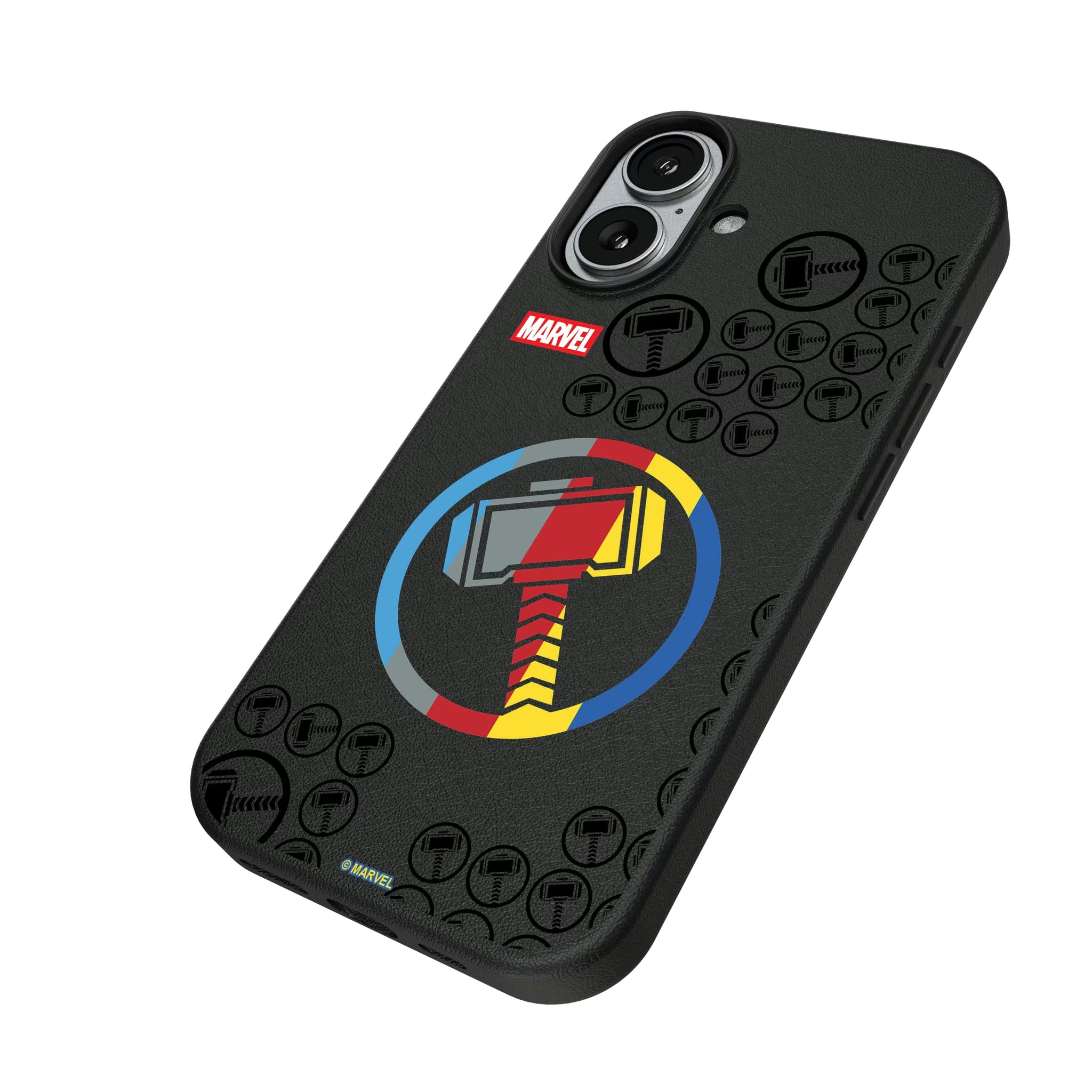 Marvel Avengers Thor Sigil iPhone MagSafe Compatible Phone Case for Apple iPhone - Isometric View#Device_iPhone 17