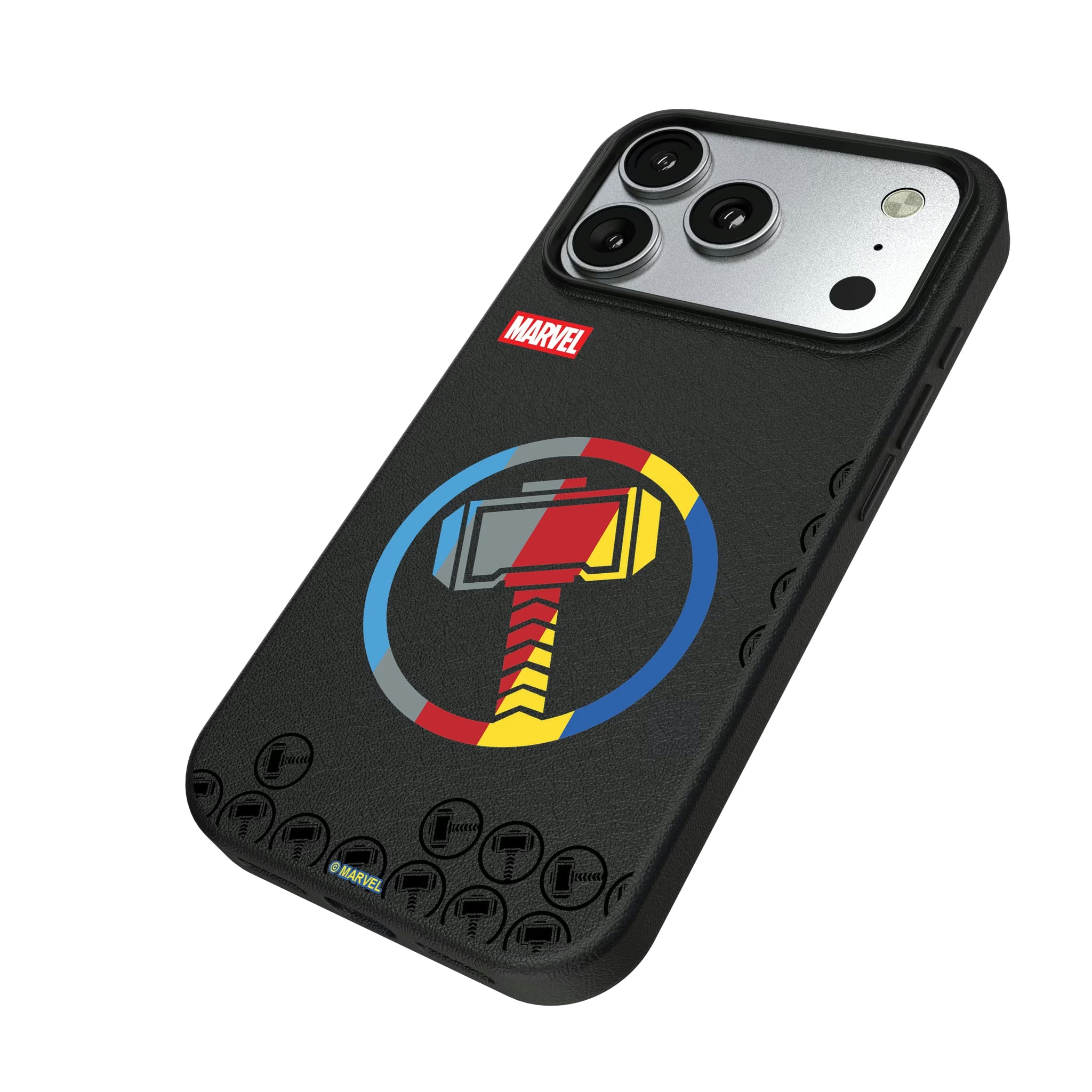 Marvel Avengers Thor Sigil iPhone MagSafe Compatible Phone Case for Apple iPhone - Isometric View#Device_iPhone 17 Pro