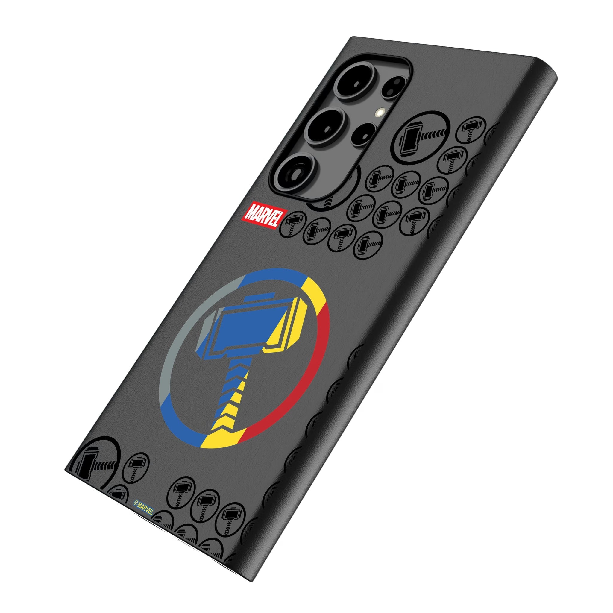 Marvel Avengers Thor Sigil Galaxy MagSafe Compatible Phone Case for Samsung Galaxy - Isometric View