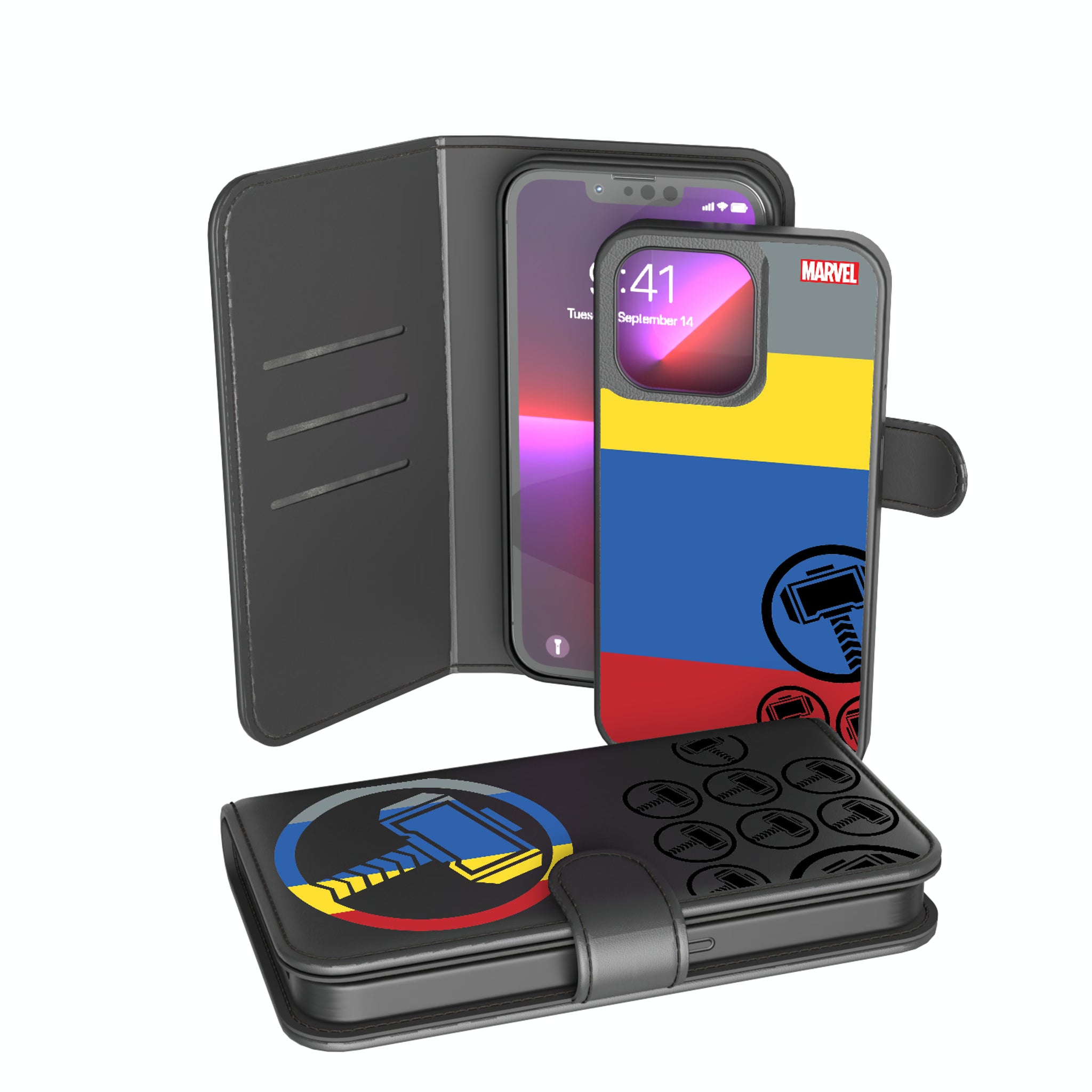 Marvel Avengers Thor Sigil iPhone Wallet Phone Case for Apple iPhone