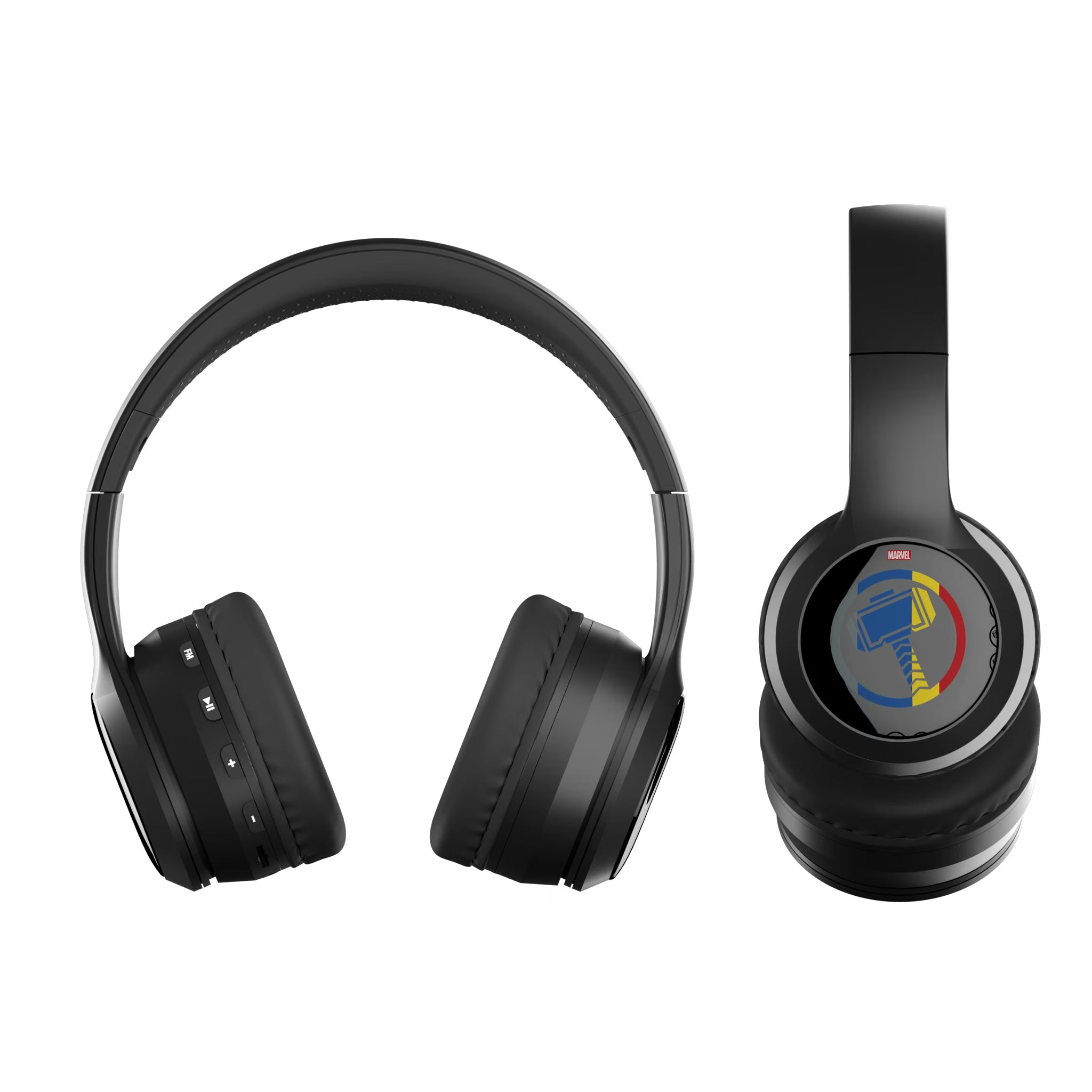Marvel Avengers Thor Sigil Wireless Over-Ear BT Headphones With Case