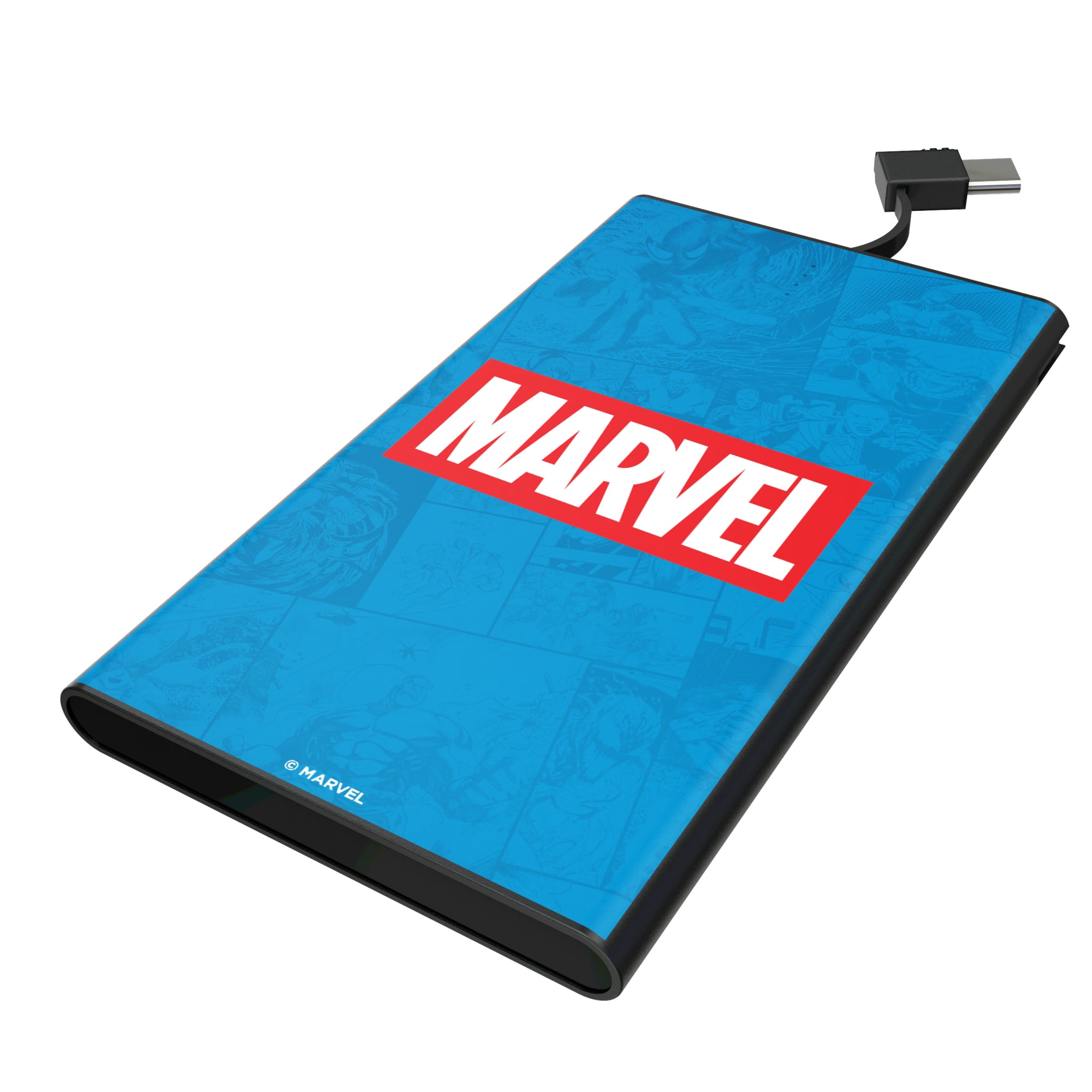 Marvel Comics Marvel Logo 5000mAh Flat Powerbank