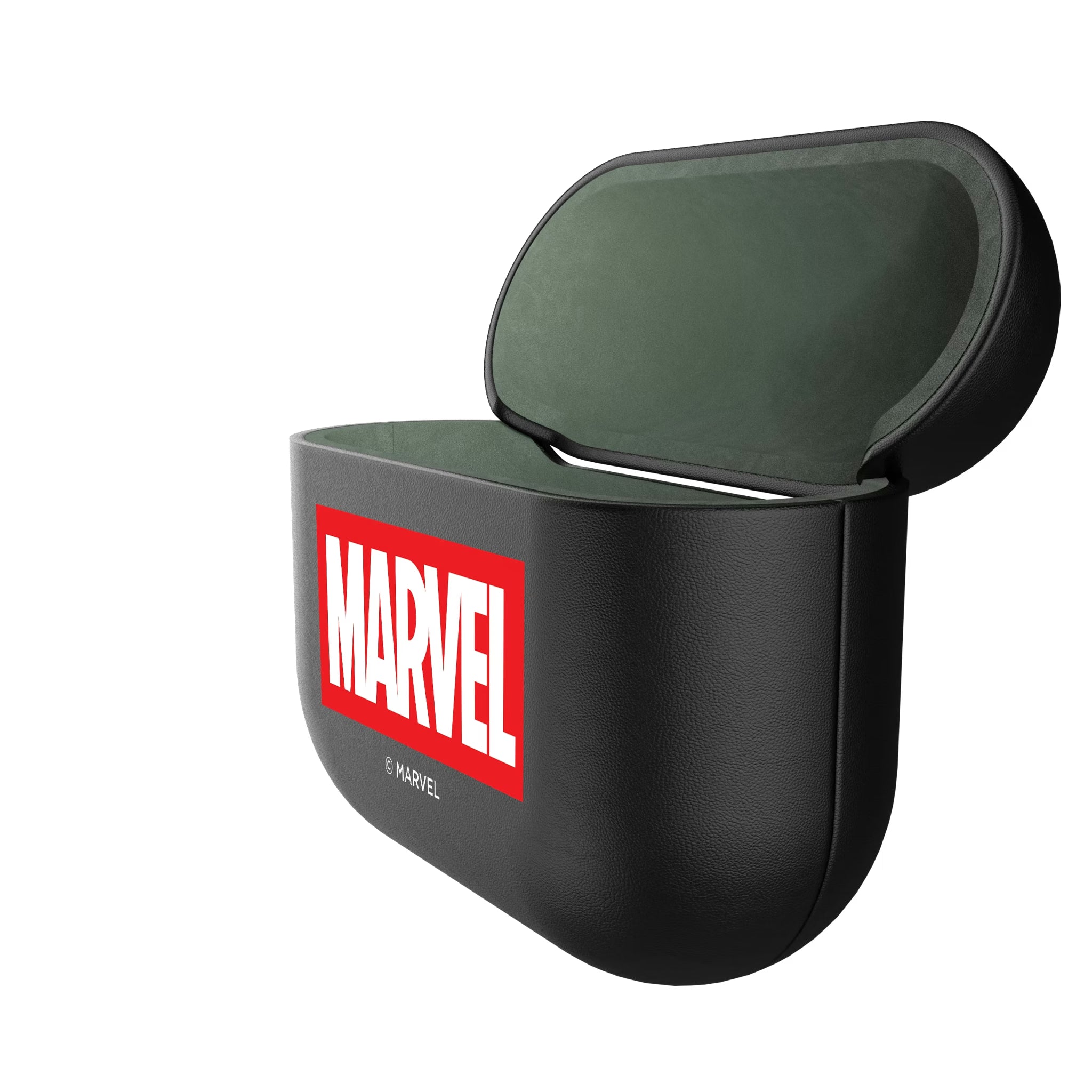 Marvel Comics Marvel Logo AirPods AirPod Case Cover - Isometric View#Device_AirPods 3rd Gen