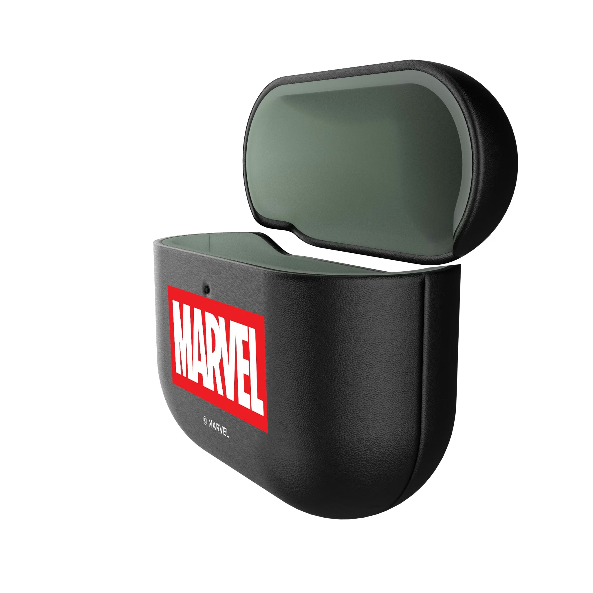 Marvel Comics Marvel Logo AirPods AirPod Case Cover - Isometric View#Device_AirPods 4