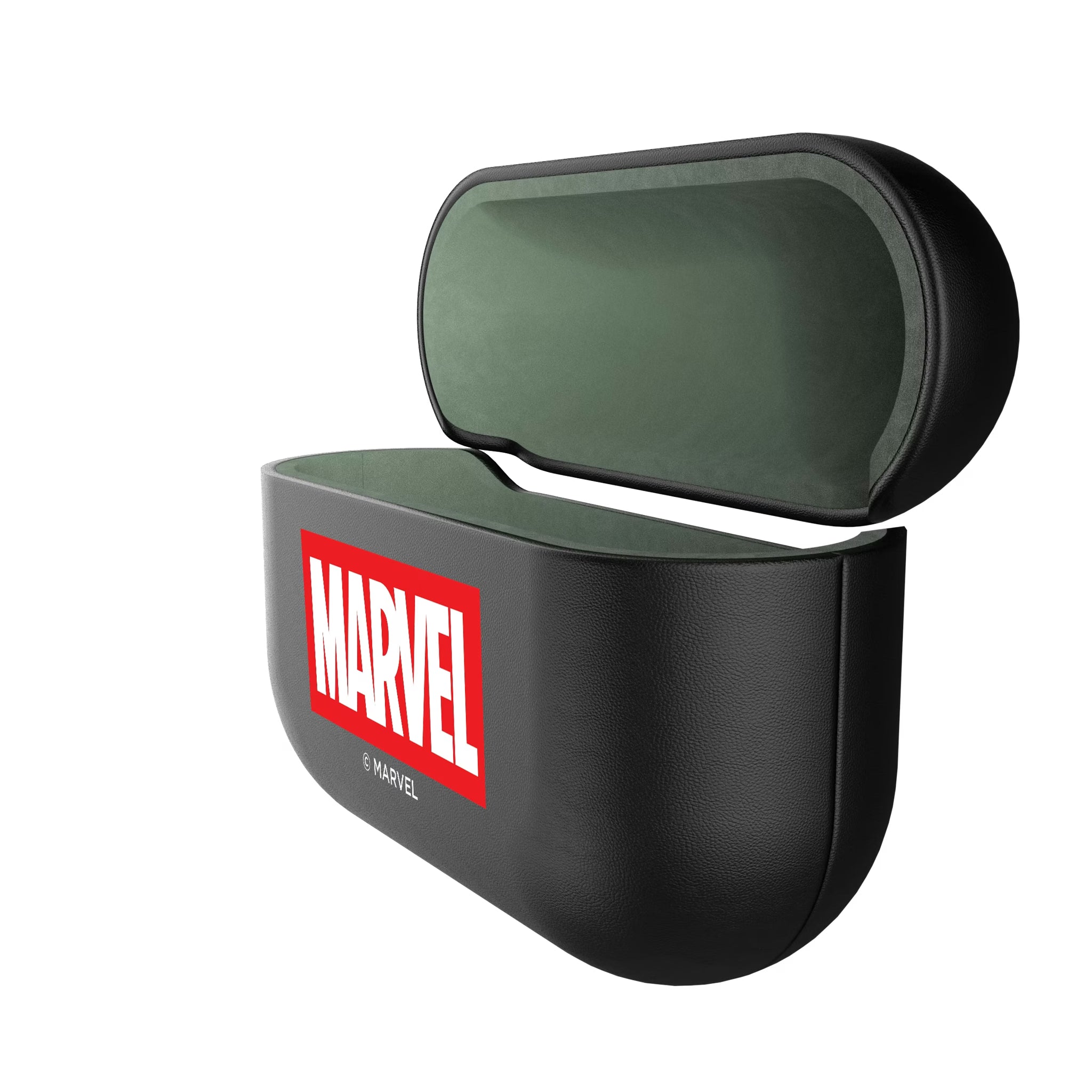 Marvel Comics Marvel Logo AirPods AirPod Case Cover - Isometric View#Device_AirPods Pro 1st Gen