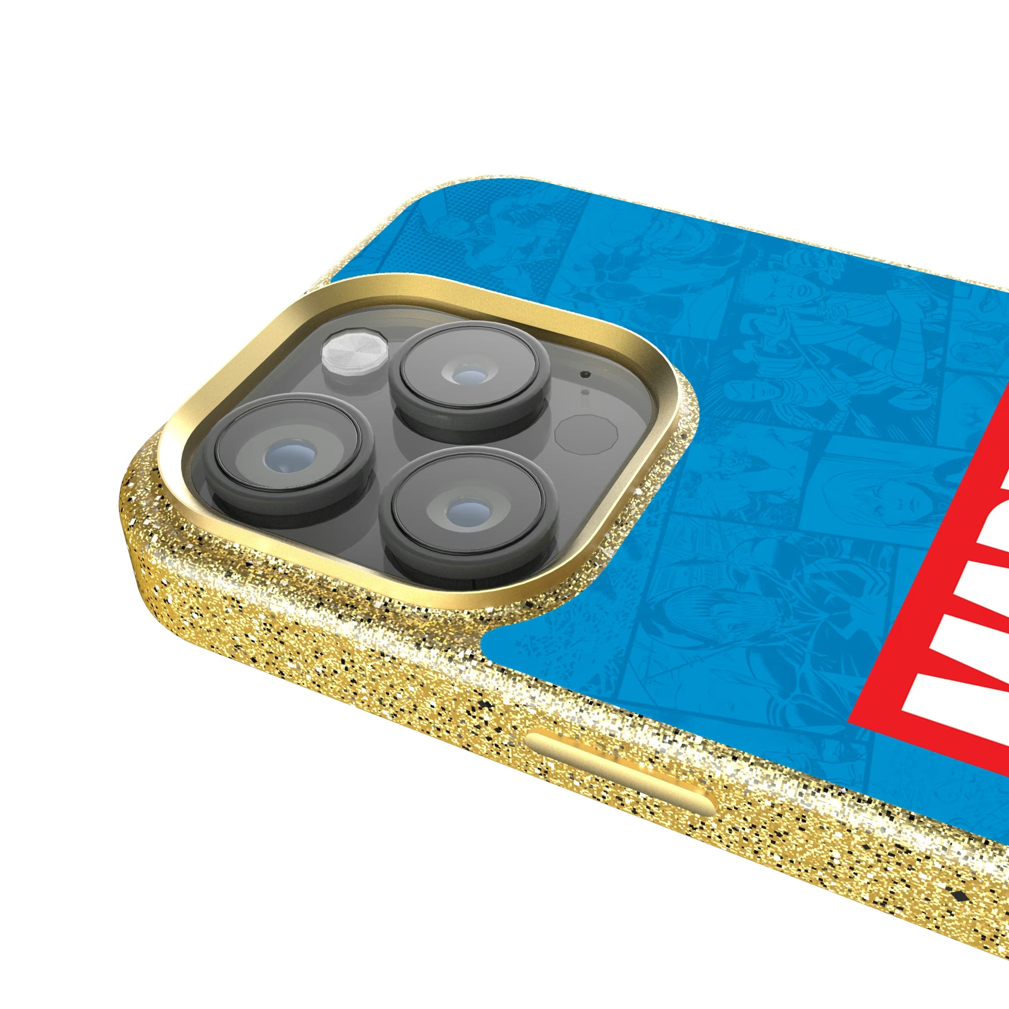 Marvel Comics Marvel Logo iPhone Bling Phone Case for Apple iPhone - Detail