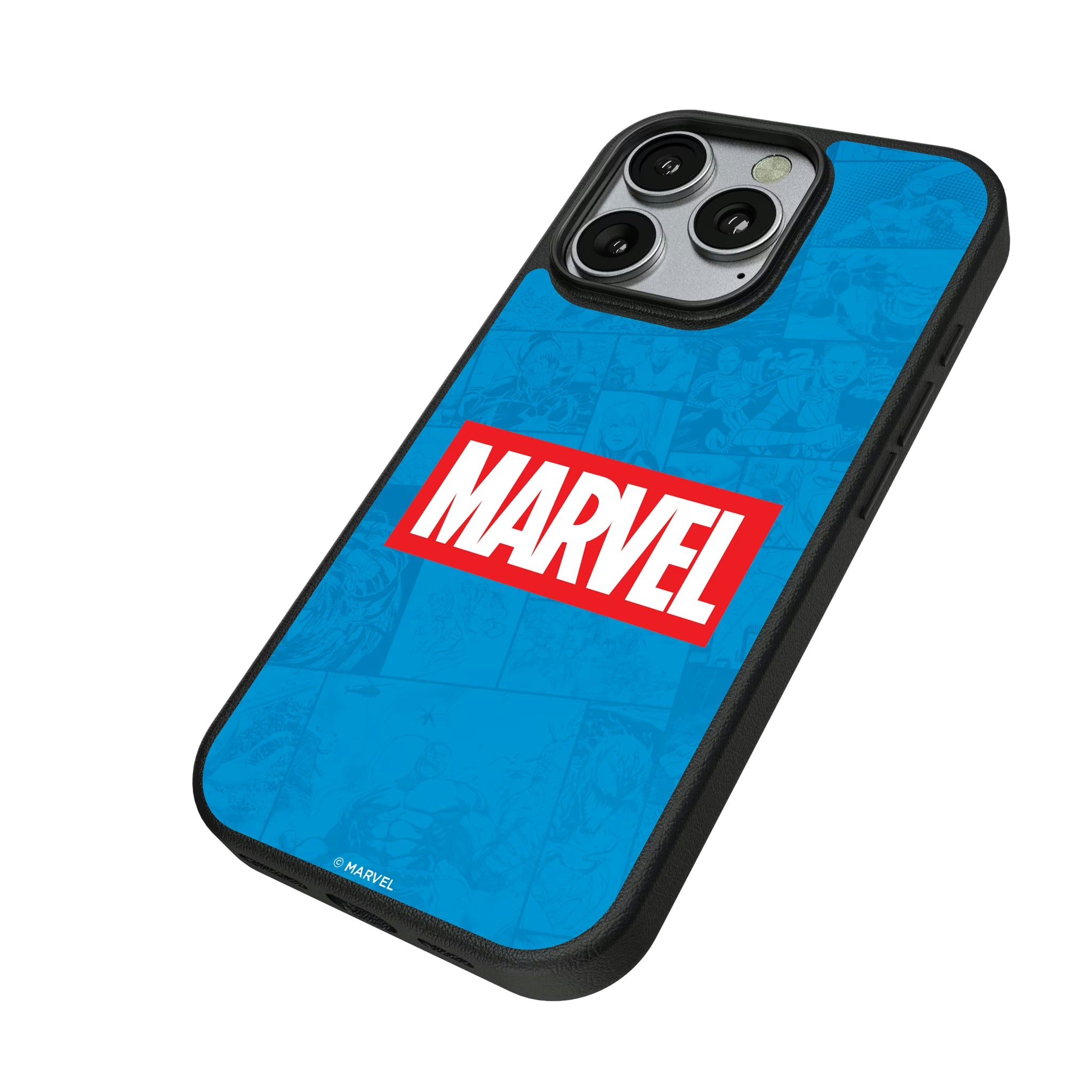 Marvel Comics Marvel Logo iPhone MagSafe Compatible Phone Case for Apple iPhone - Isometric View