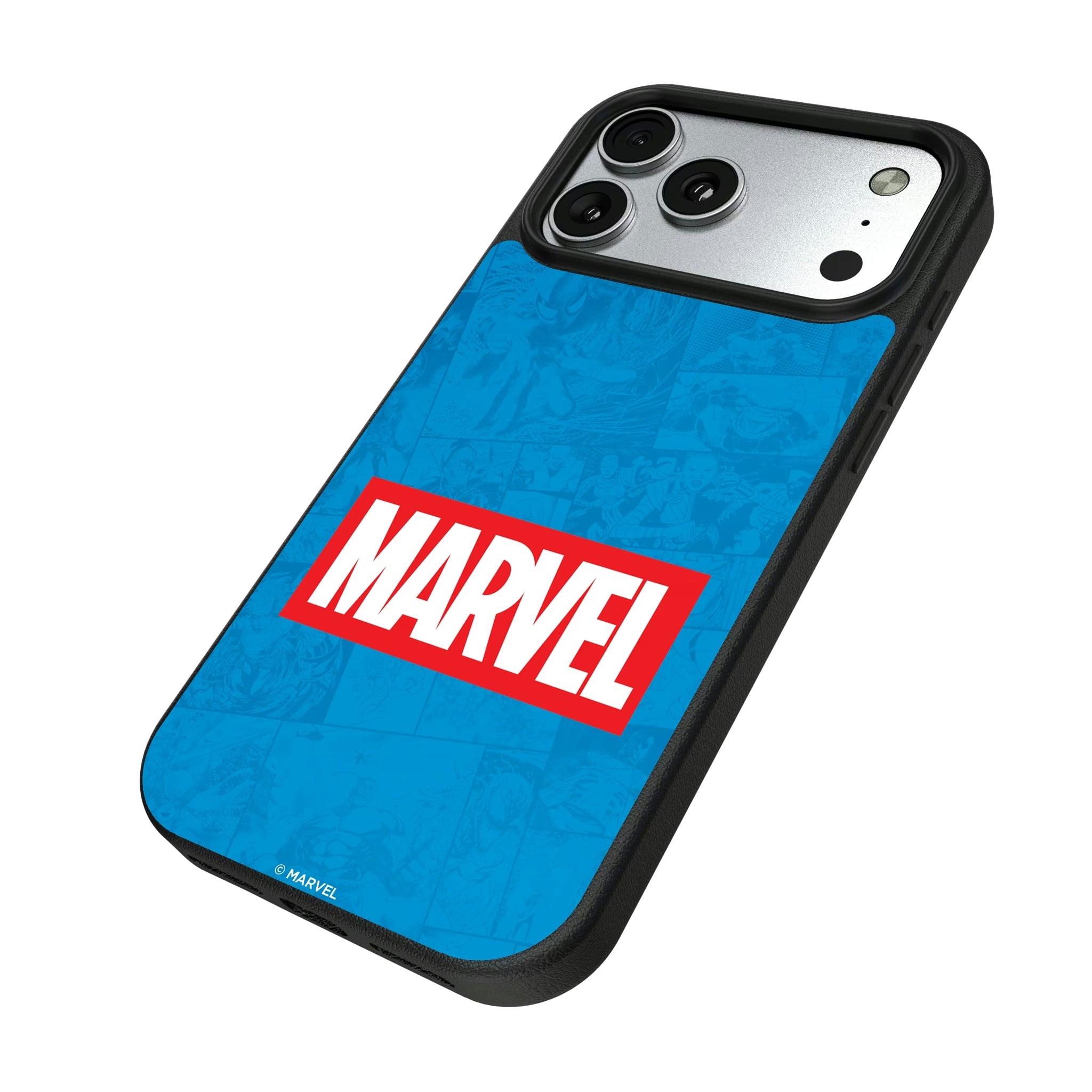 Marvel Comics Marvel Logo iPhone MagSafe Compatible Phone Case for Apple iPhone - Isometric View#Device_iPhone 17 Pro Max