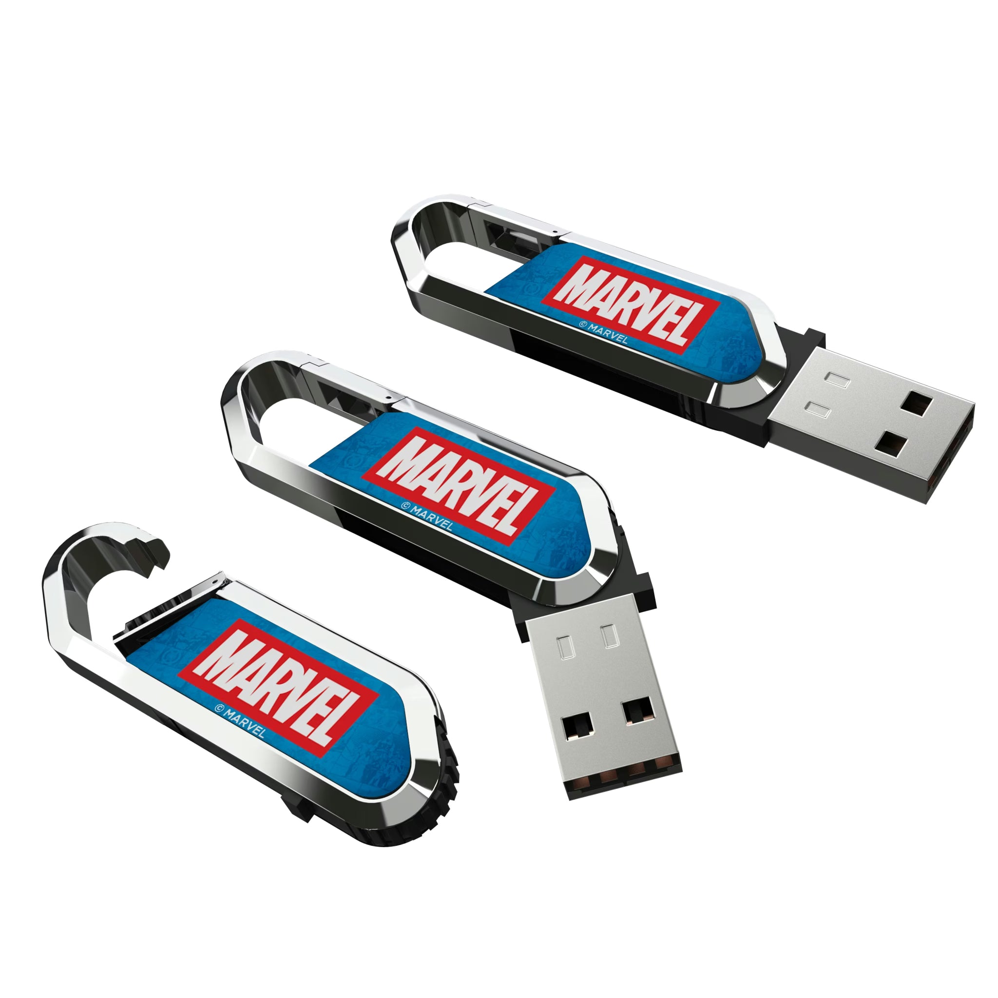 Marvel Comics Marvel Logo USB 64GB Clip Style Flash Drive