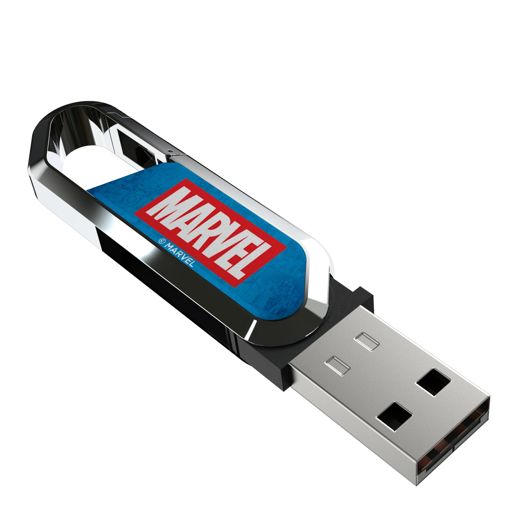 Marvel Comics Marvel Logo USB 64GB Clip Style Flash Drive