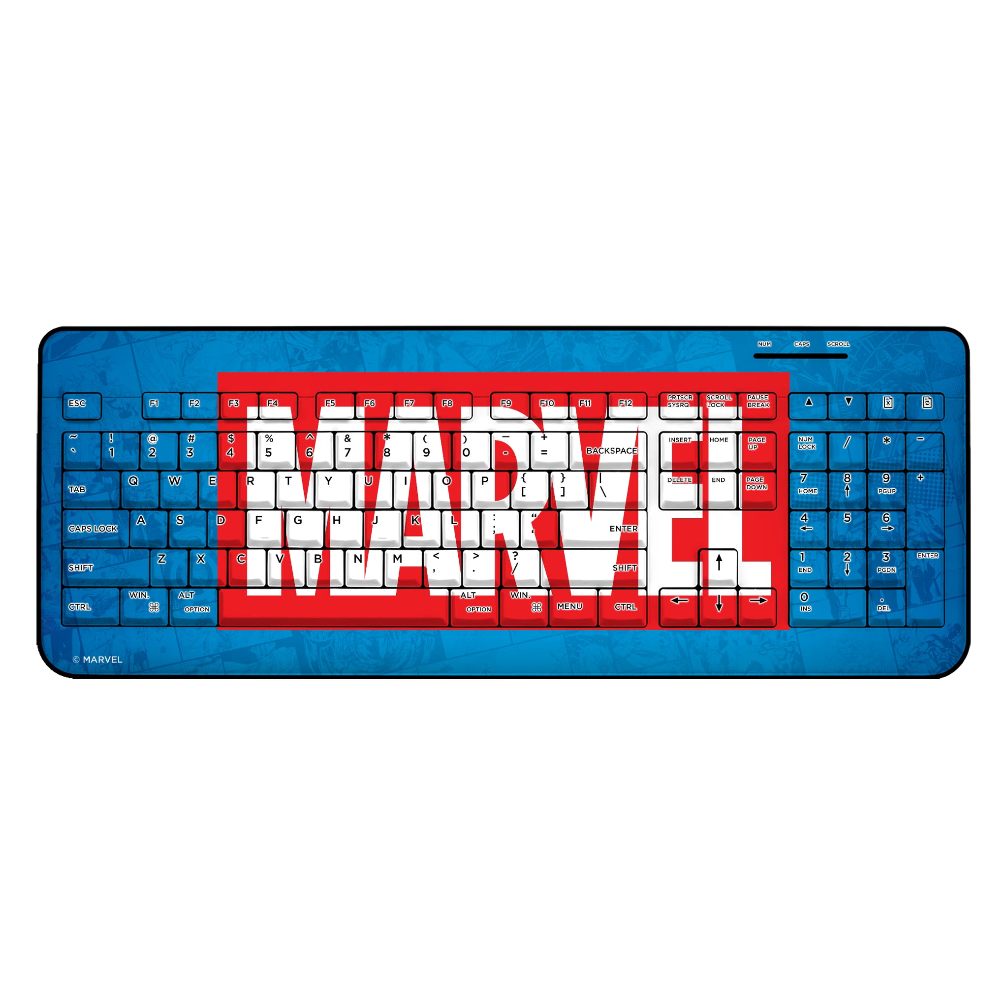 Marvel Comics Marvel Logo Wireless USB Keyboard
