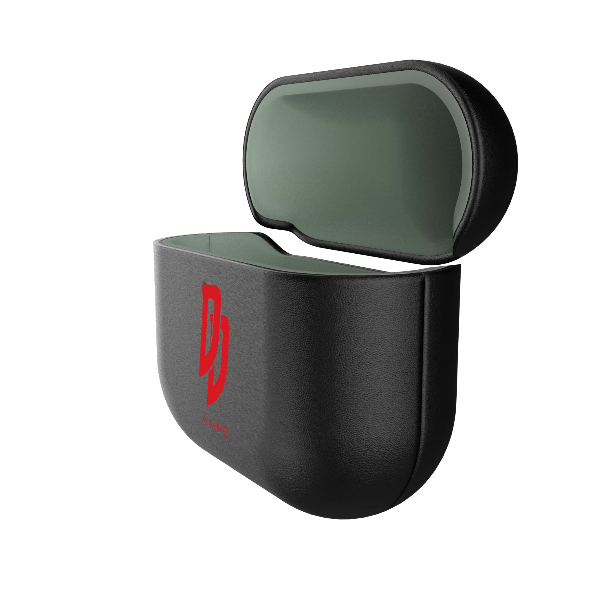 Marvel Daredevil Badge AirPods AirPod Case Cover - Isometric View#Device_AirPods 4