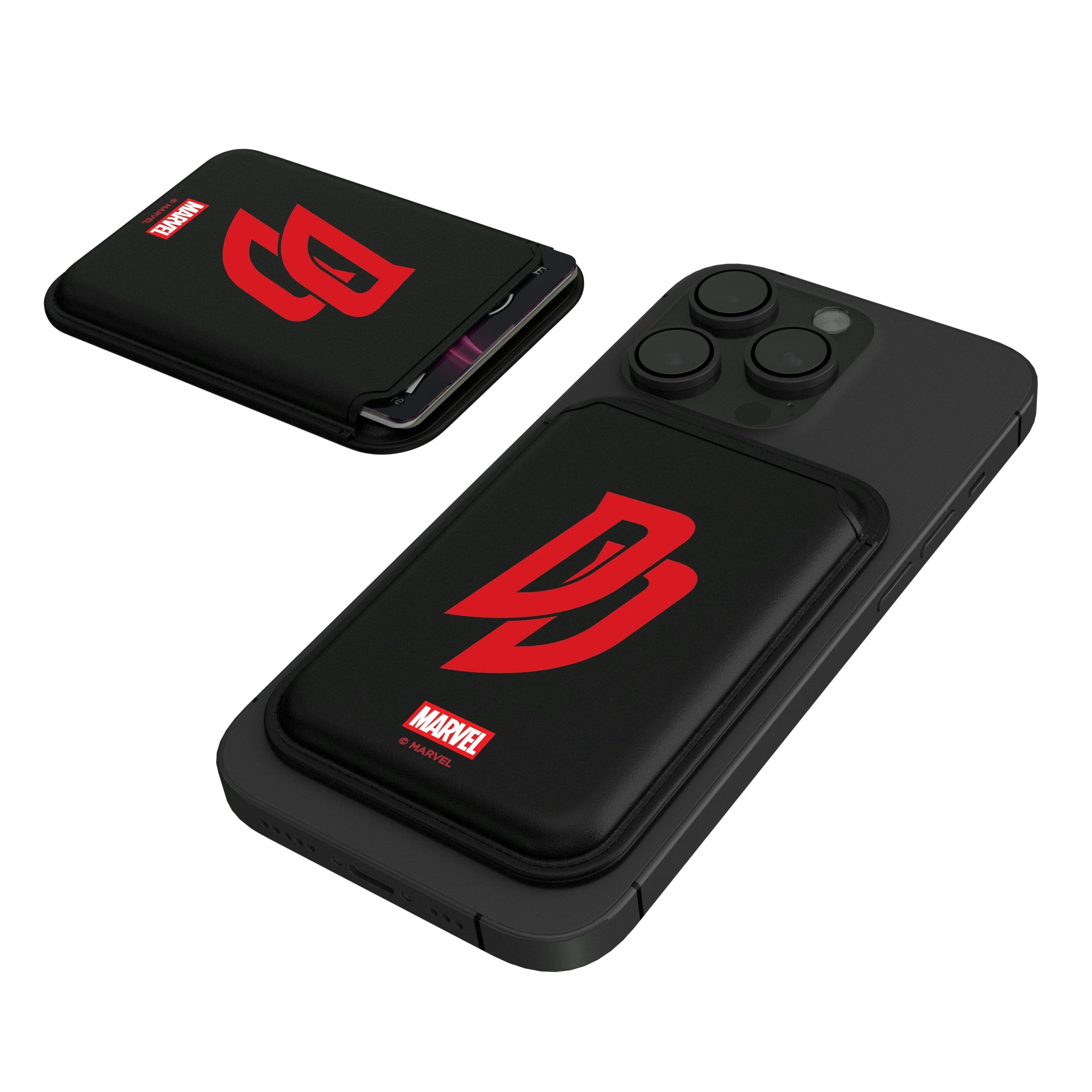 Marvel Daredevil Badge Black Magnetic Credit Card Wallet