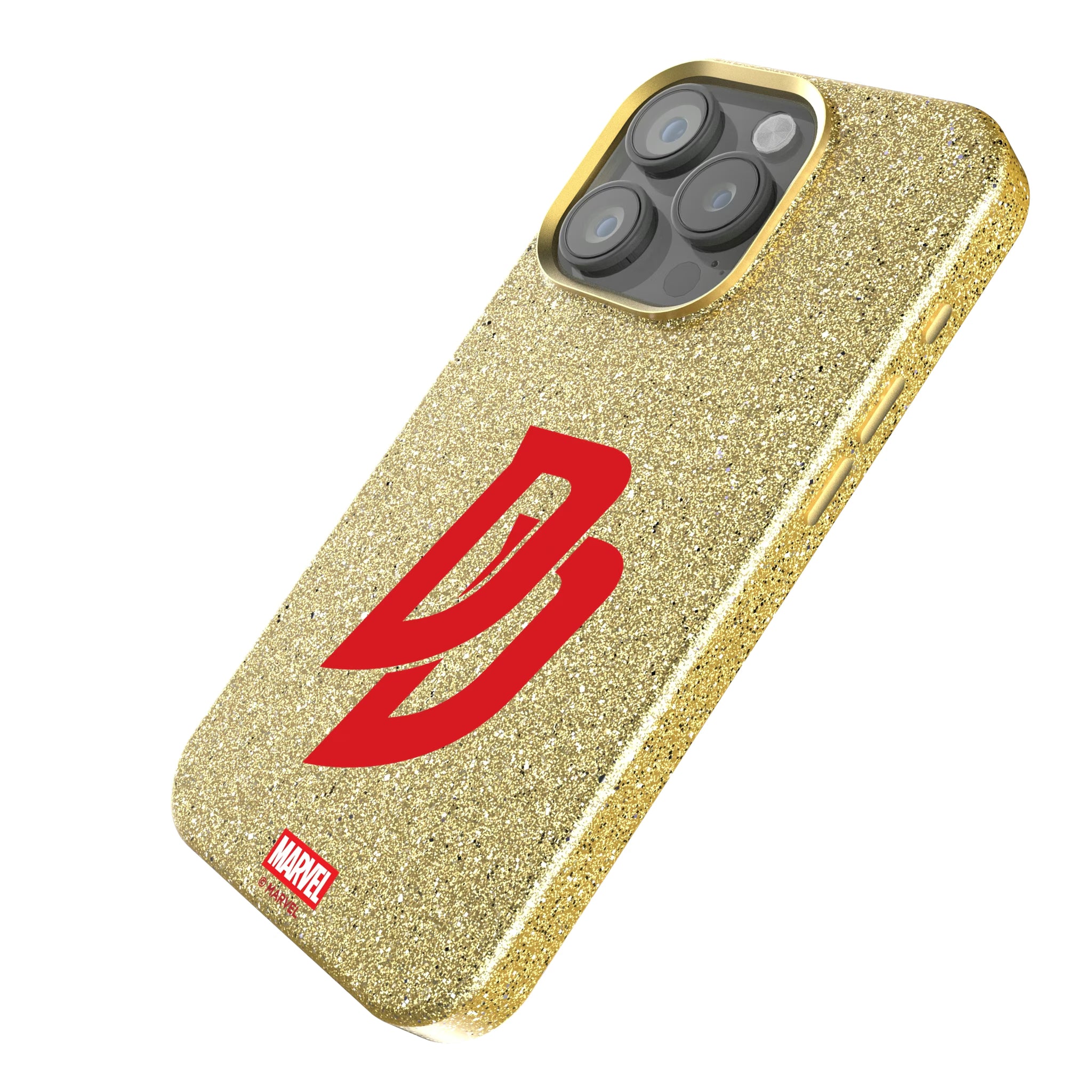 Marvel Daredevil Badge iPhone Bling Phone Case for Apple iPhone - Isometric View