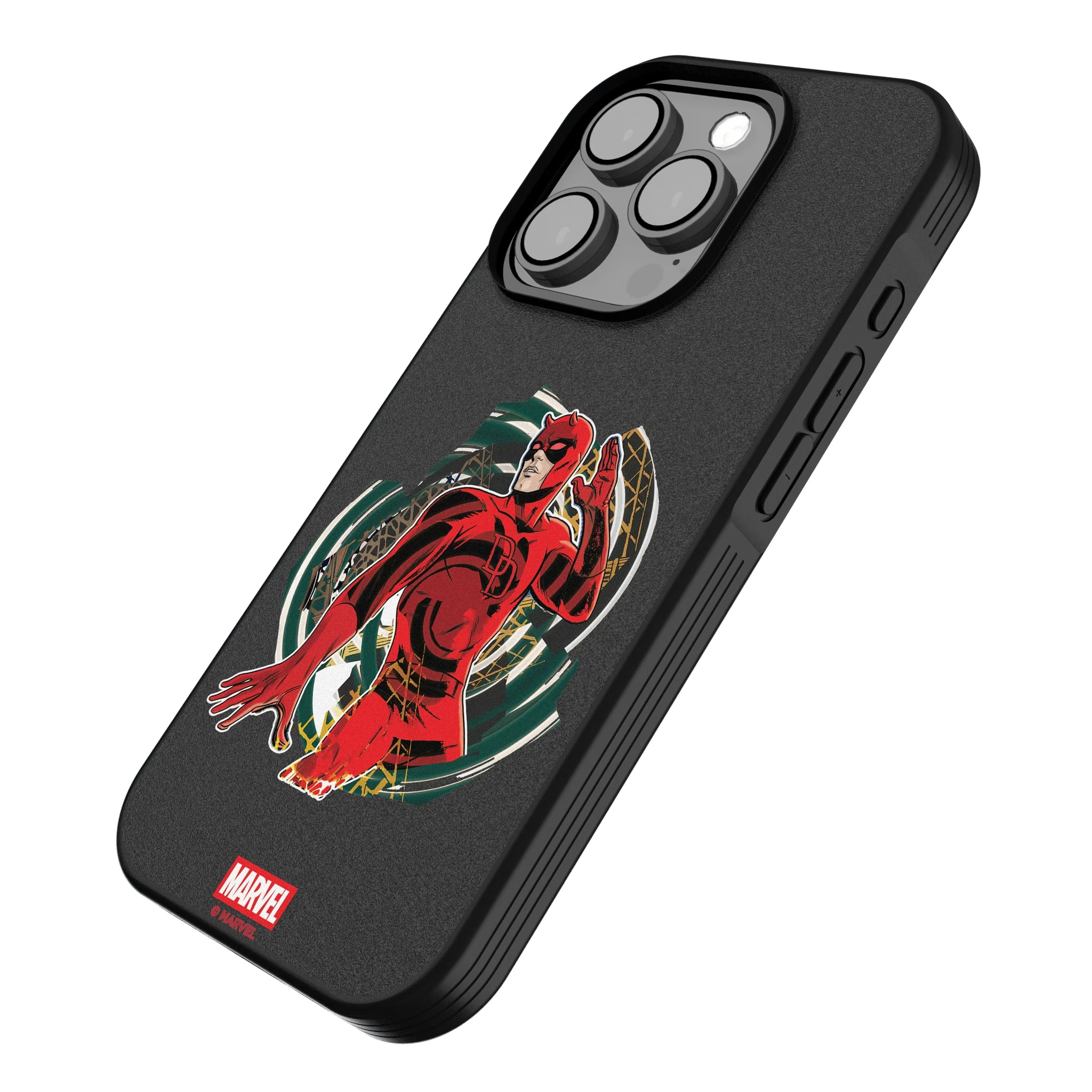 Marvel Daredevil Badge iPhone Bump Phone Case for Apple iPhone - Isometric View