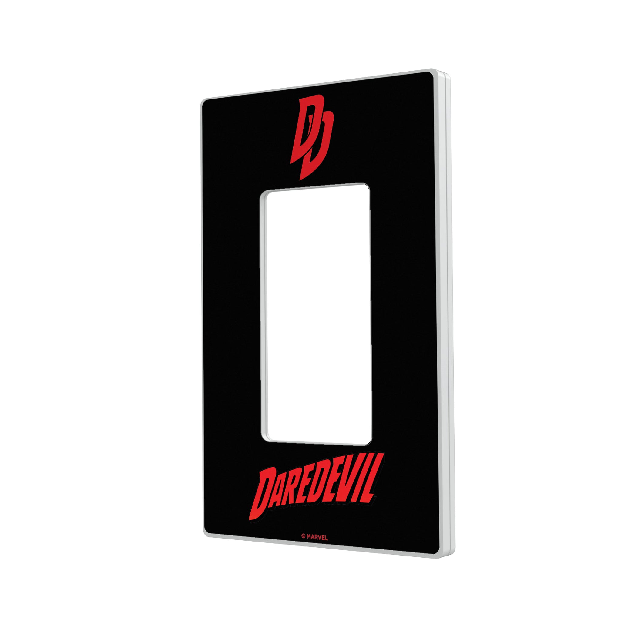Marvel Daredevil Badge Hidden-Screw Light Switch Plate#Style_Single Rocker