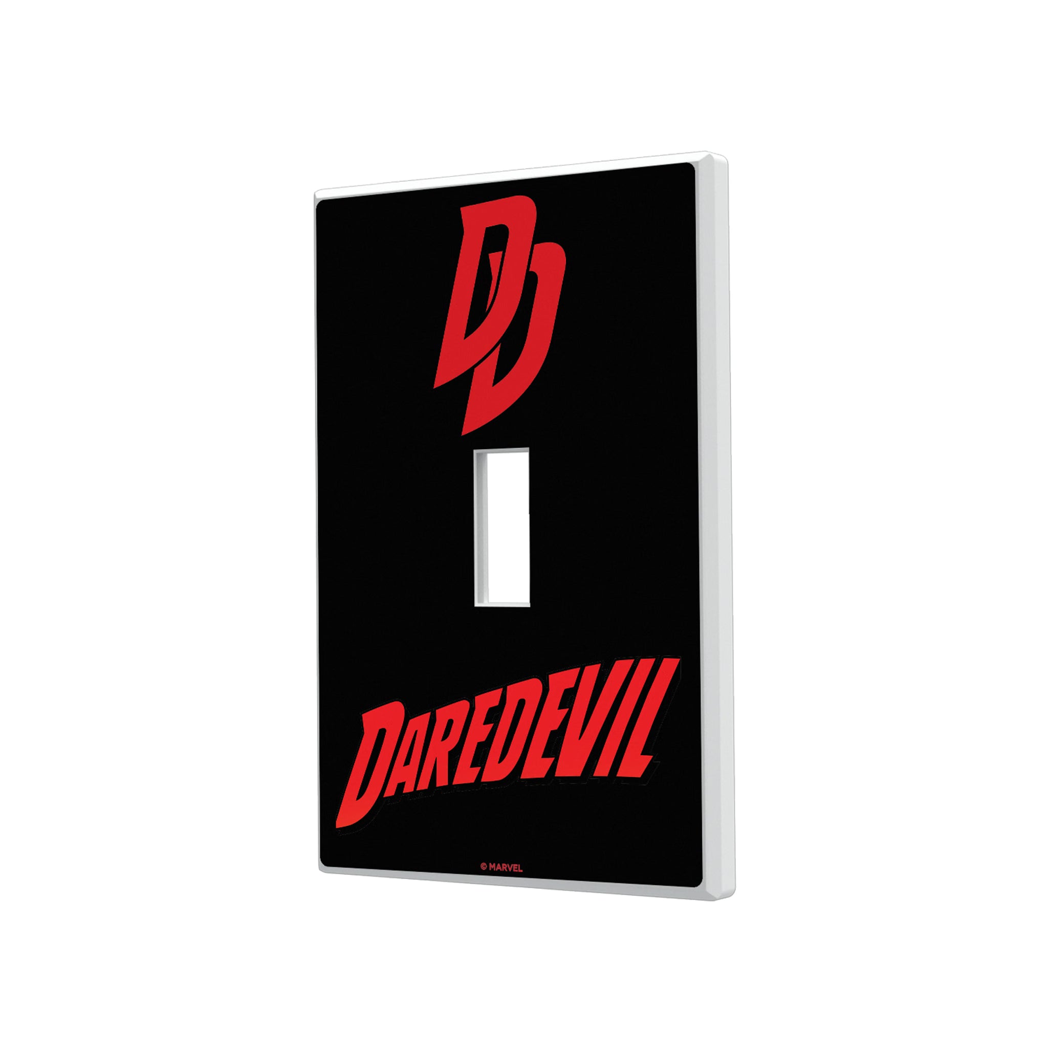 Marvel Daredevil Badge Hidden-Screw Light Switch Plate#Style_Single Toggle