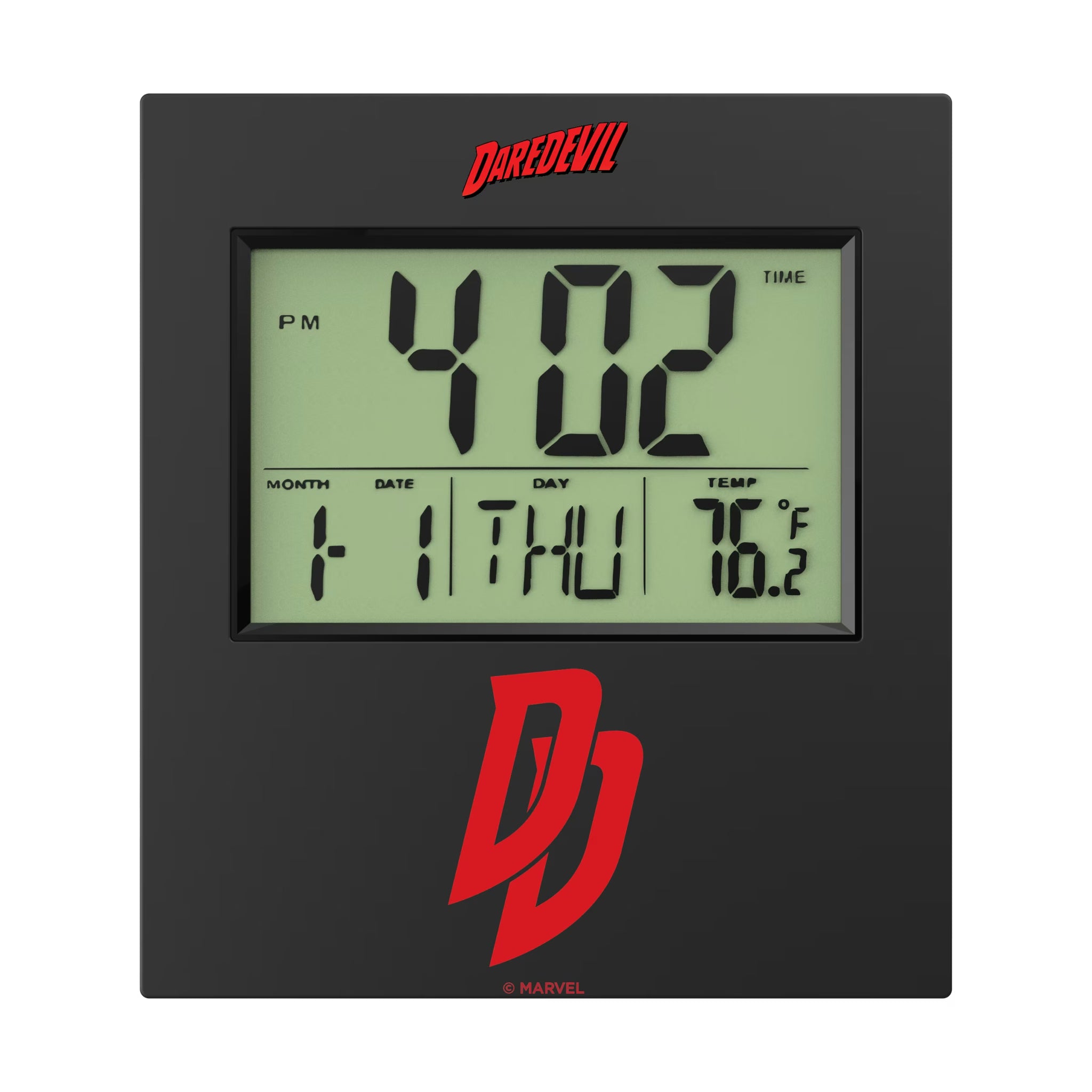 Marvel Daredevil Badge Wall Clock