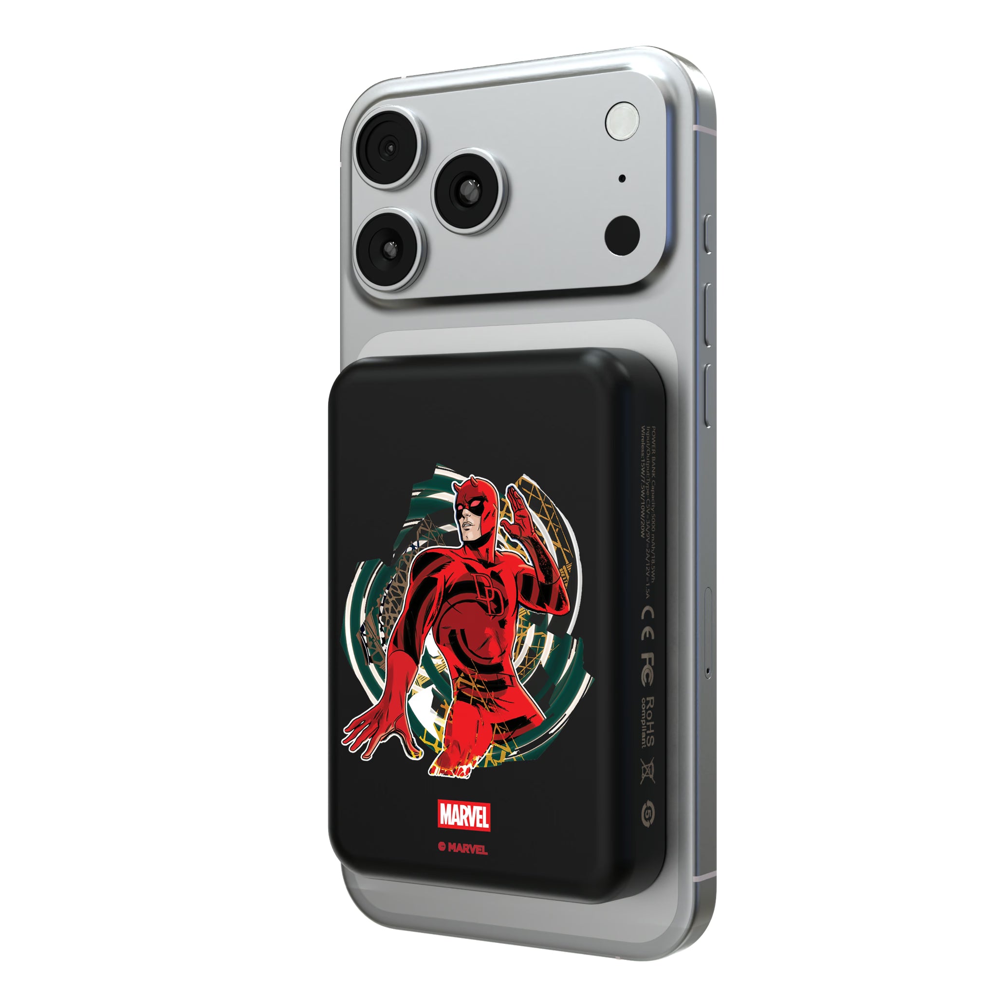 Marvel Daredevil Badge Wireless Mag Power Bank