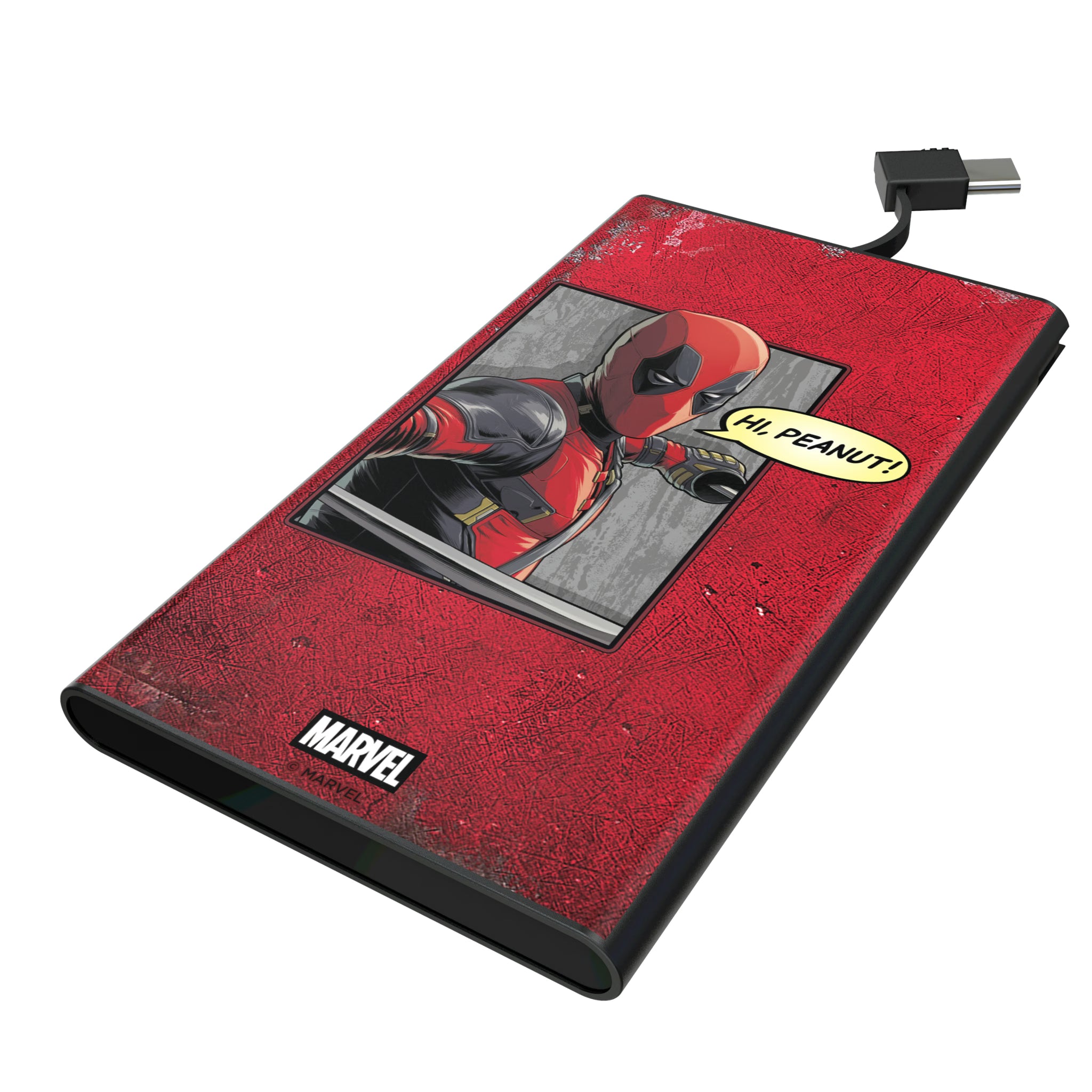 Marvel Deadpool Badge 5000mAh Flat Powerbank