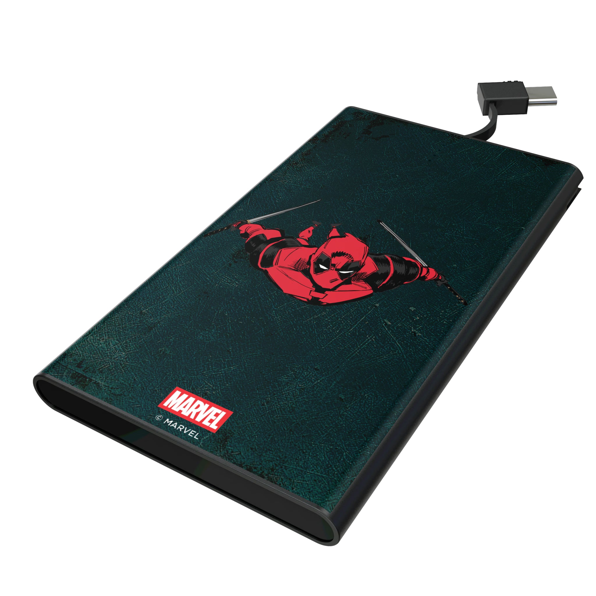Marvel Deadpool Badge 5000mAh Flat Powerbank