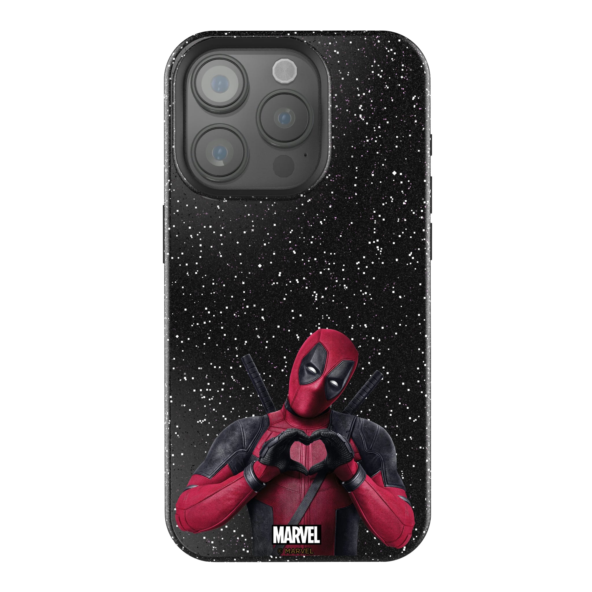 Marvel Deadpool Badge iPhone Bling Phone Case for Apple iPhone