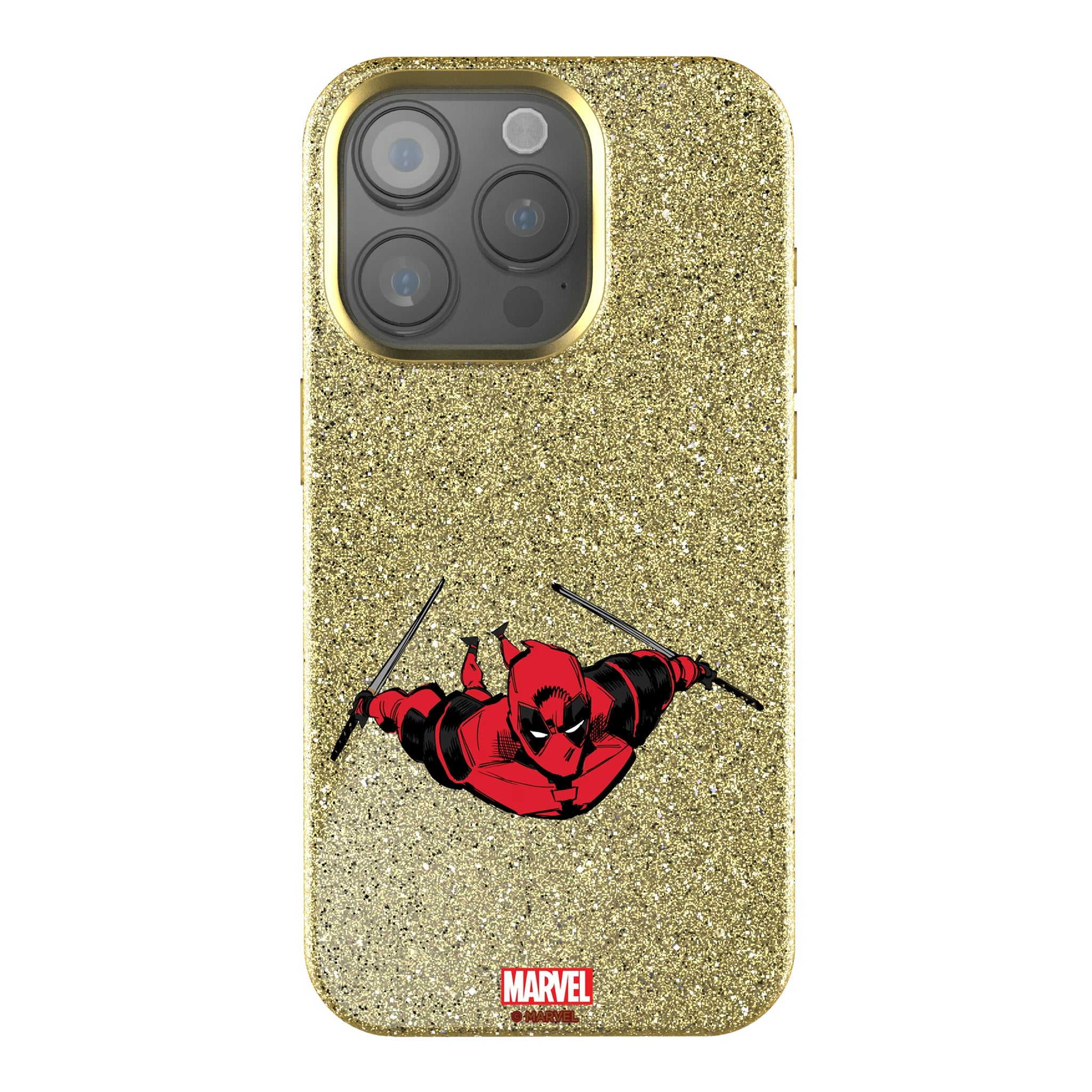 Marvel Deadpool Badge iPhone Bling Phone Case for Apple iPhone