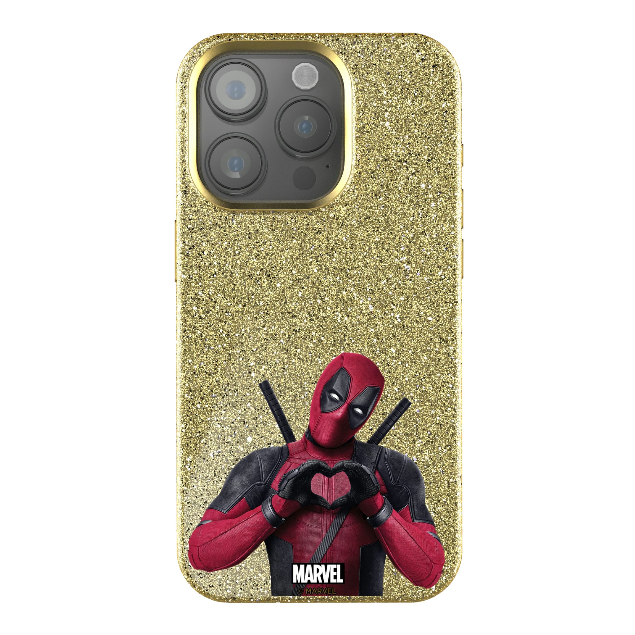 Marvel Deadpool Badge iPhone Bling Phone Case for Apple iPhone