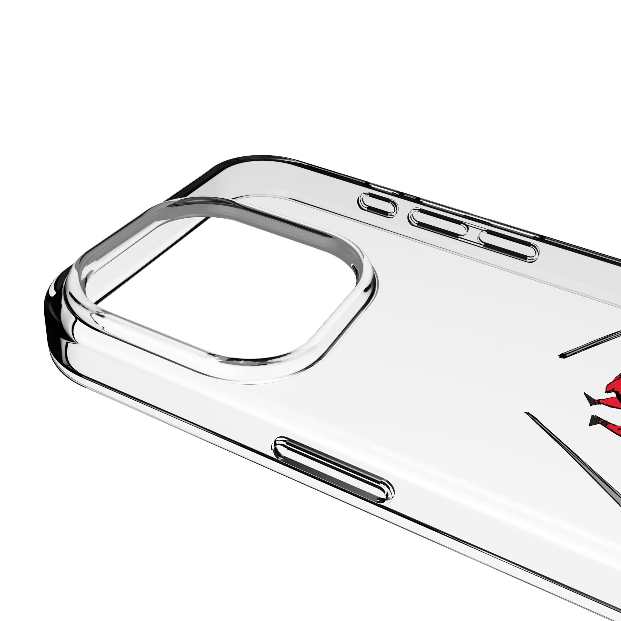 Marvel Deadpool Badge iPhone Clear Phone Case for Apple iPhone - Detail