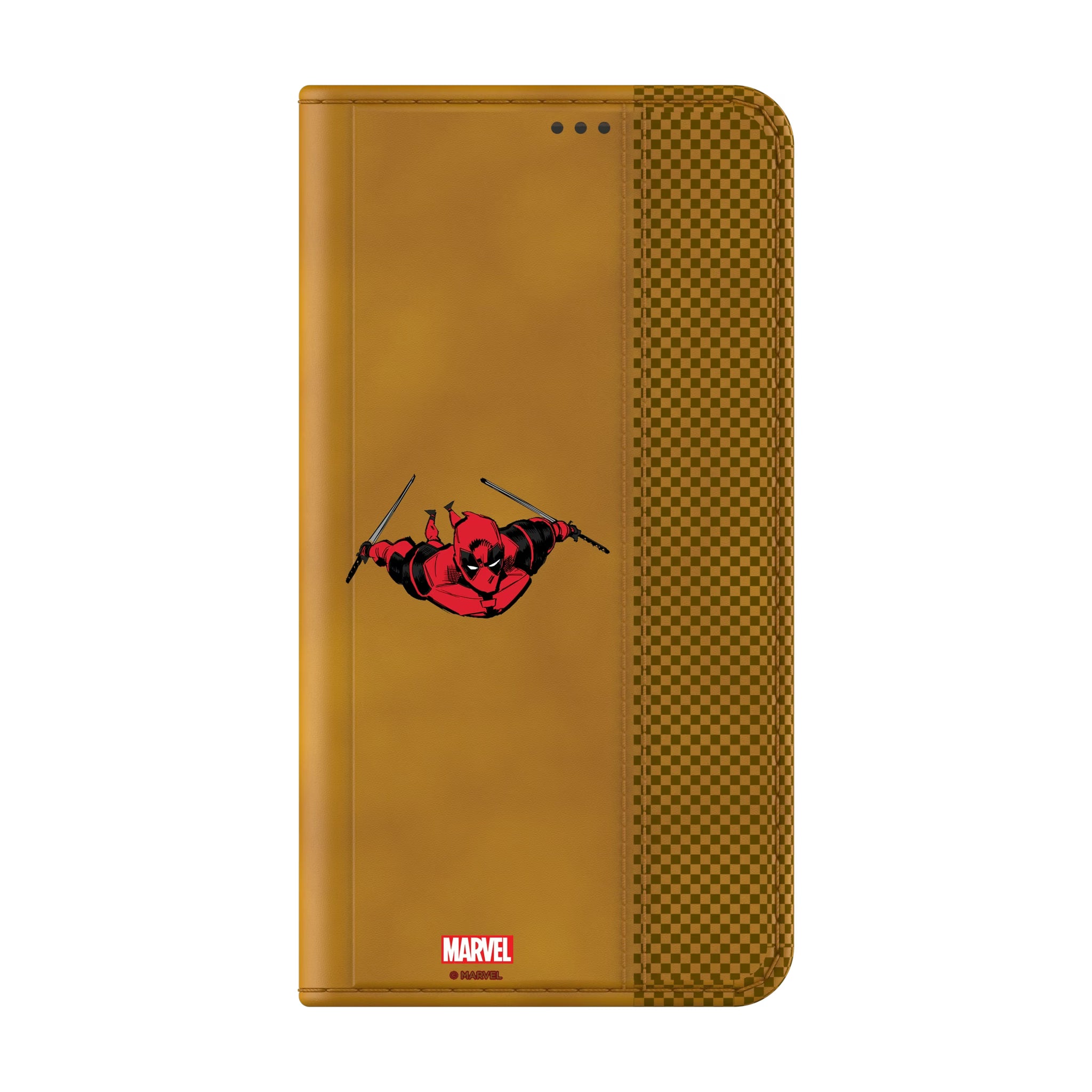 Marvel Deadpool Badge Galaxy Folio Phone Case for Samsung Galaxy