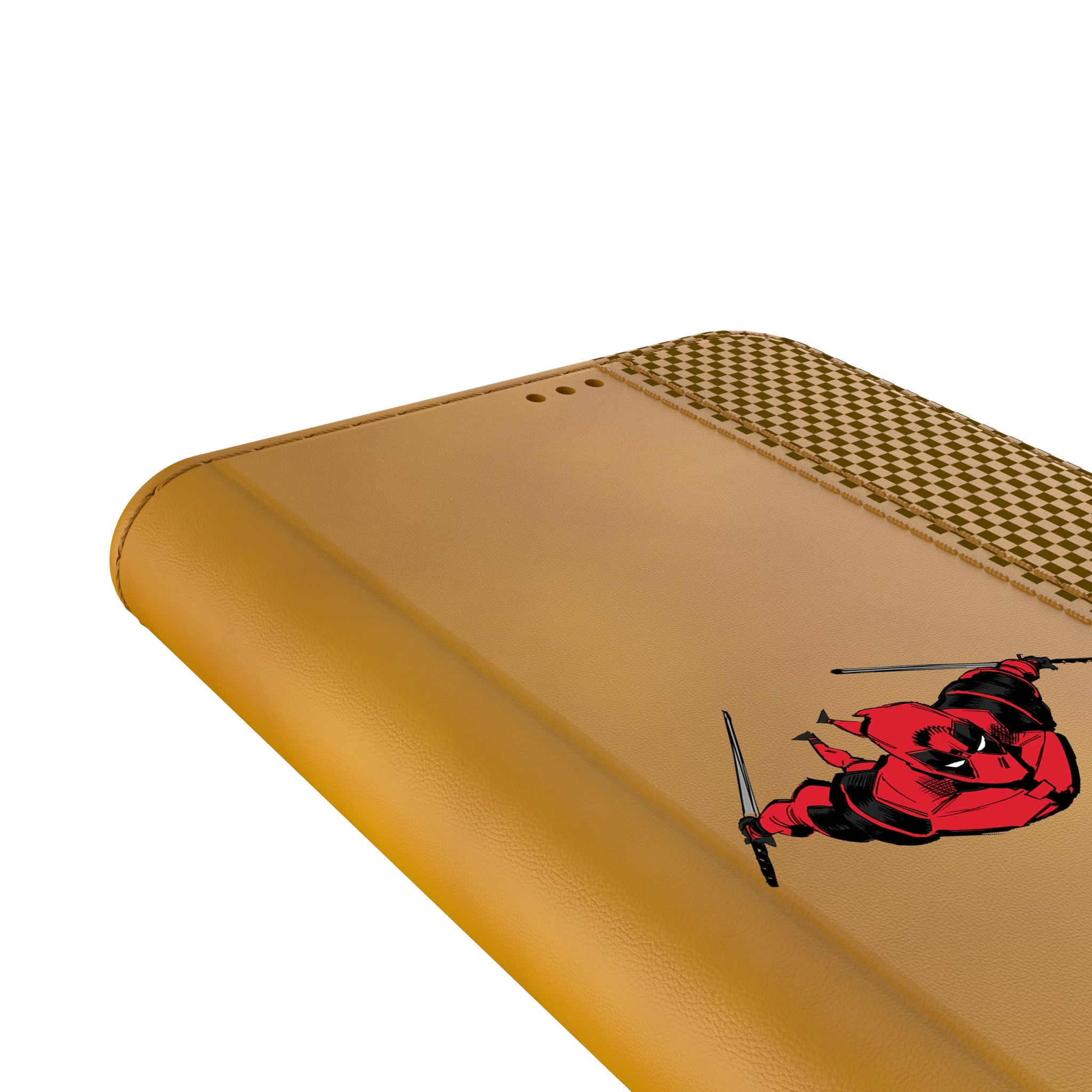 Marvel Deadpool Badge Galaxy Folio Phone Case for Samsung Galaxy - Detail
