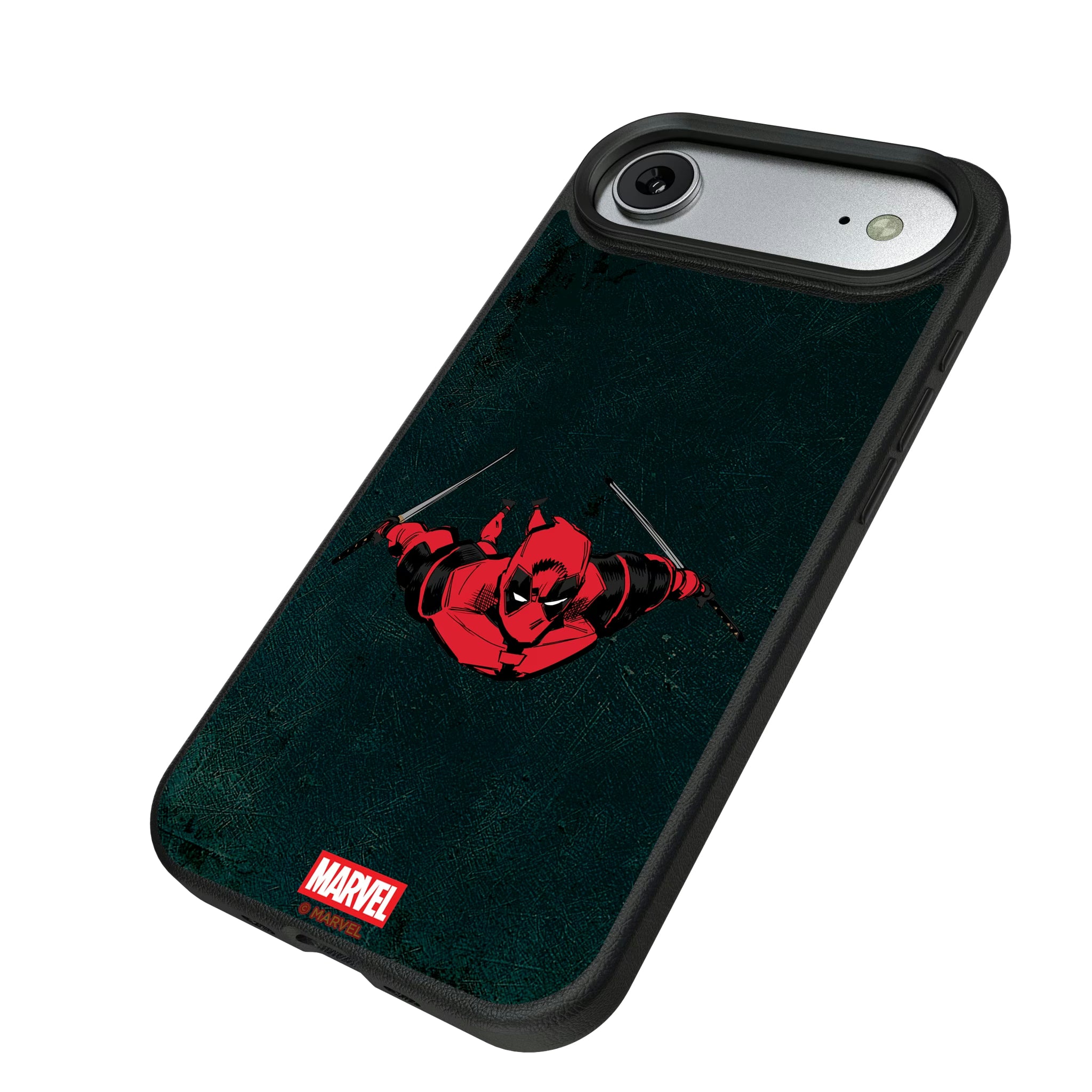 Marvel Deadpool Badge iPhone MagSafe Compatible Phone Case for Apple iPhone - Isometric View#Device_iPhone Air
