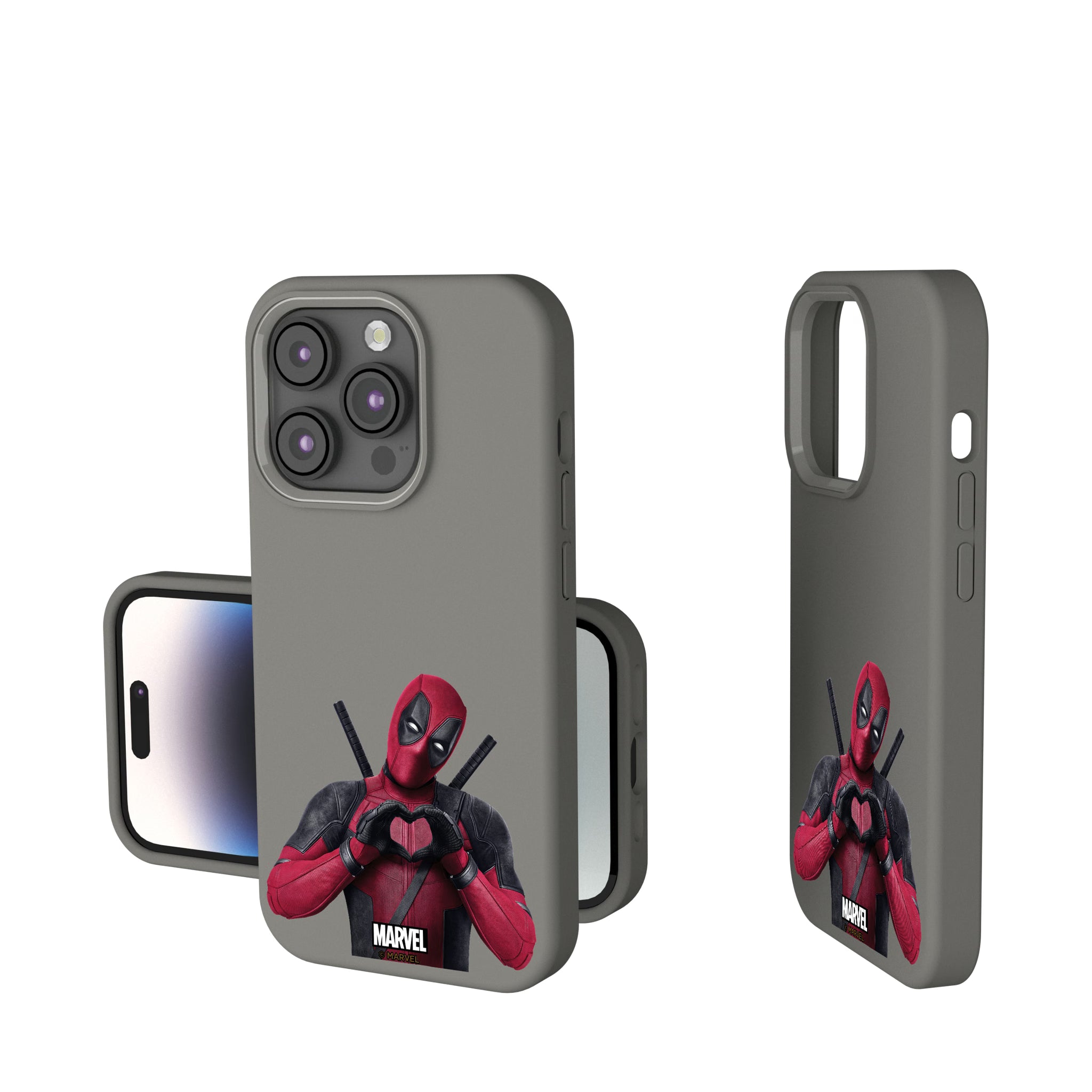 Marvel Deadpool Badge iPhone Soft Touch Phone Case for Apple iPhone