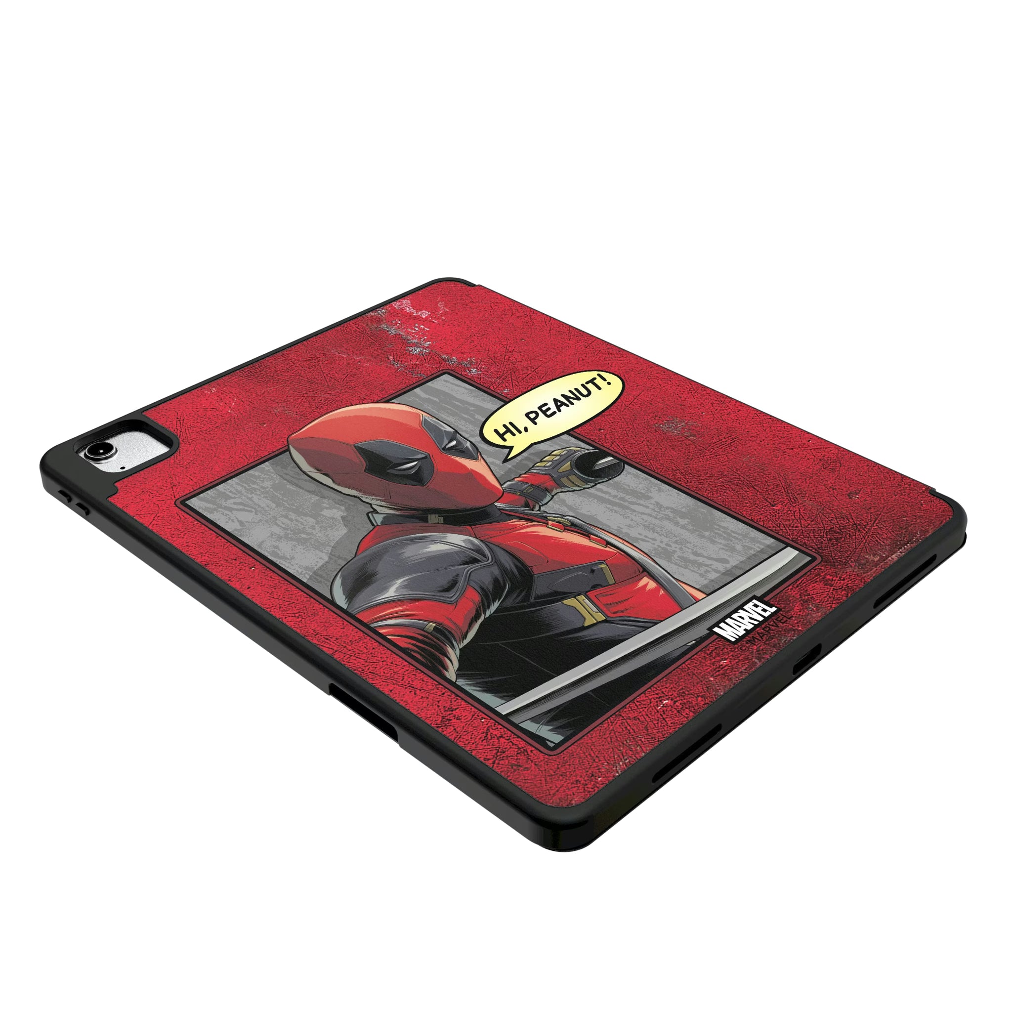 Marvel Deadpool Badge iPad Tablet Case for Apple iPad - Isometric View