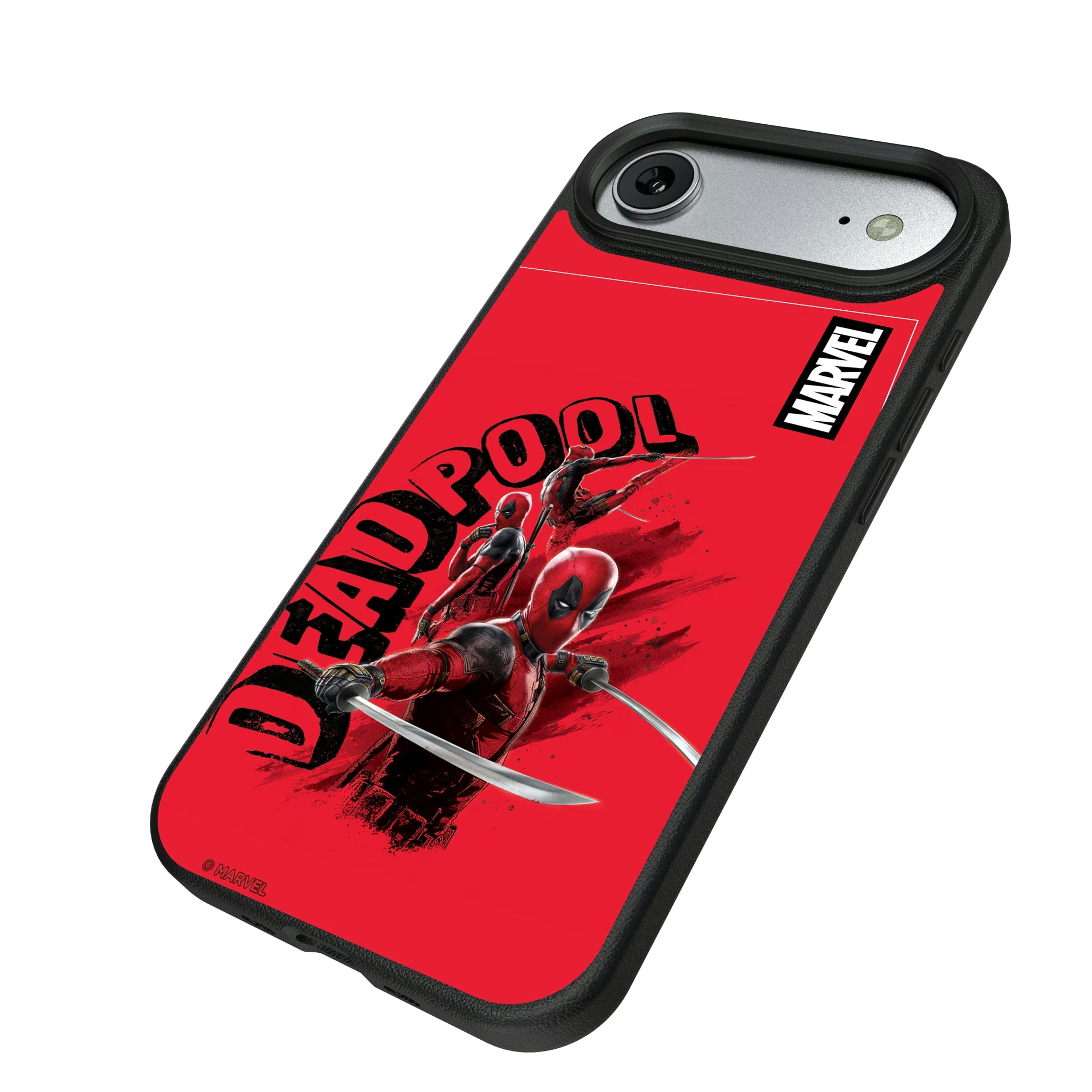 Marvel Deadpool Cover Art iPhone MagSafe Compatible Phone Case for Apple iPhone - Isometric View#Device_iPhone Air