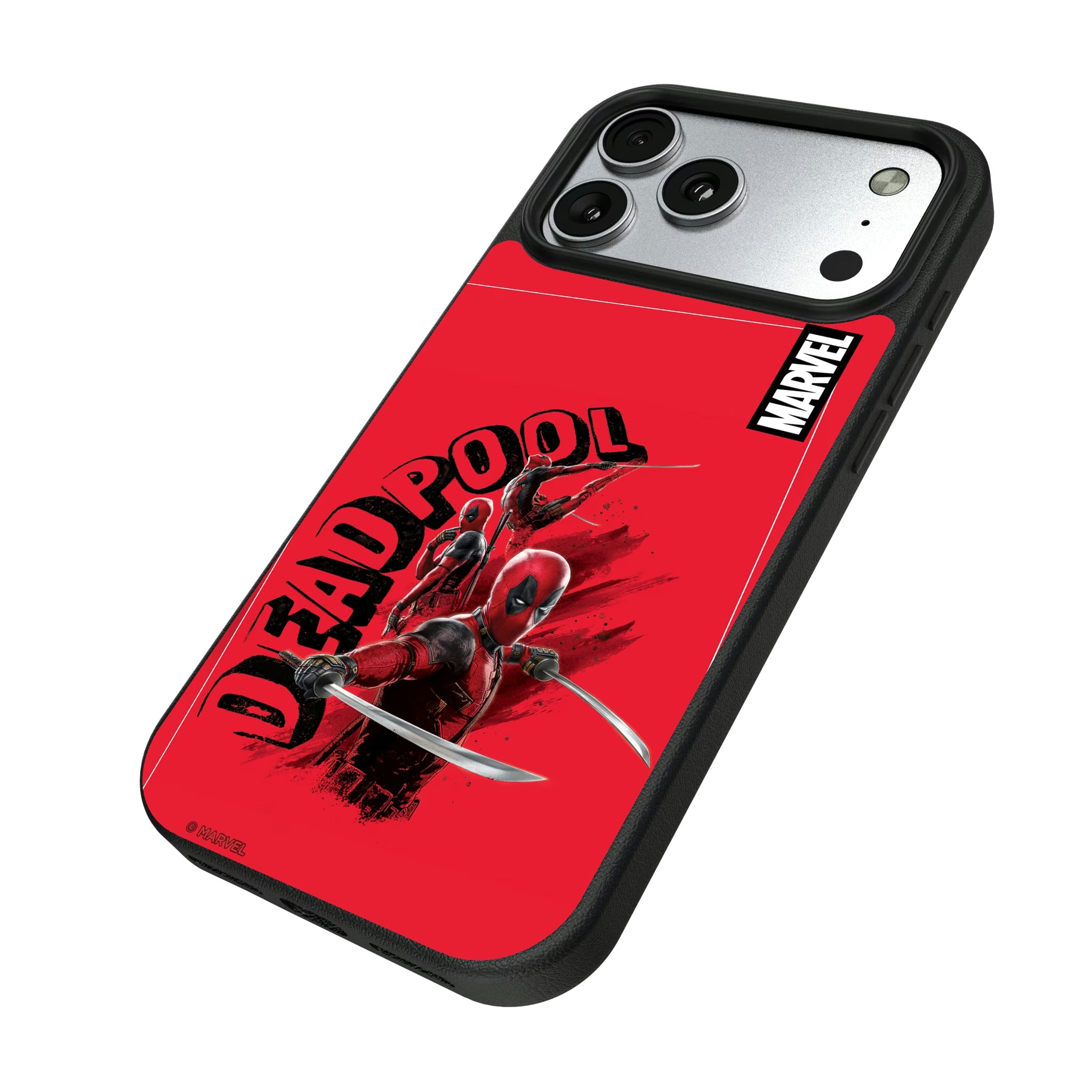 Marvel Deadpool Cover Art iPhone MagSafe Compatible Phone Case for Apple iPhone - Isometric View#Device_iPhone 17 Pro Max