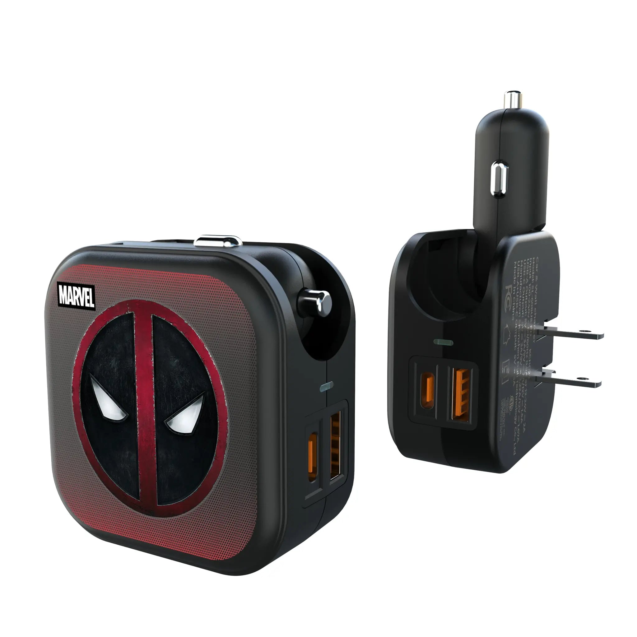 Marvel Deadpool Grid 2 in 1 USB A/C Charger