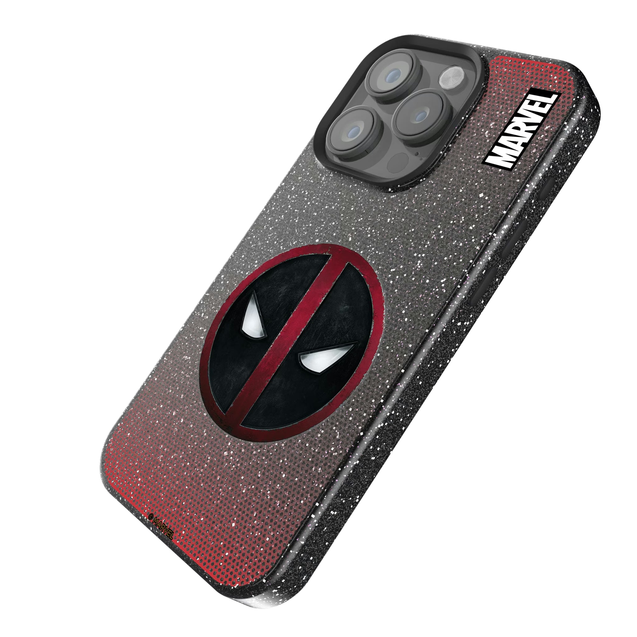 Marvel Deadpool Grid iPhone Bling Phone Case for Apple iPhone - Isometric View